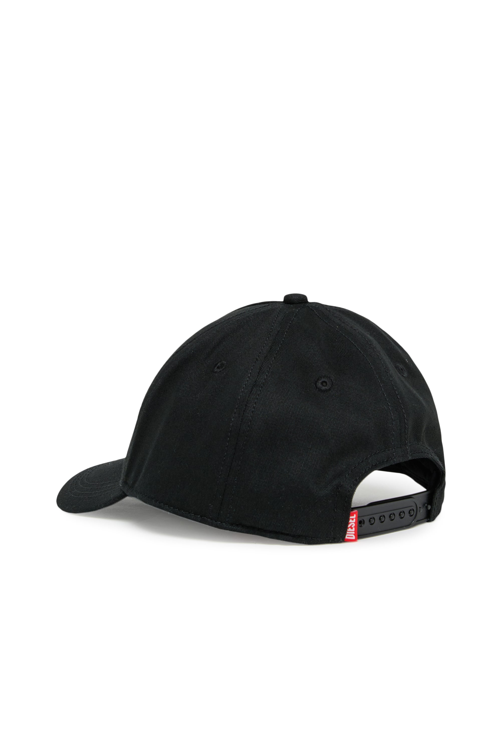 Diesel - FLIMO, Cappellino da baseball con stampa Oval D logo Uomo in Nero - 2