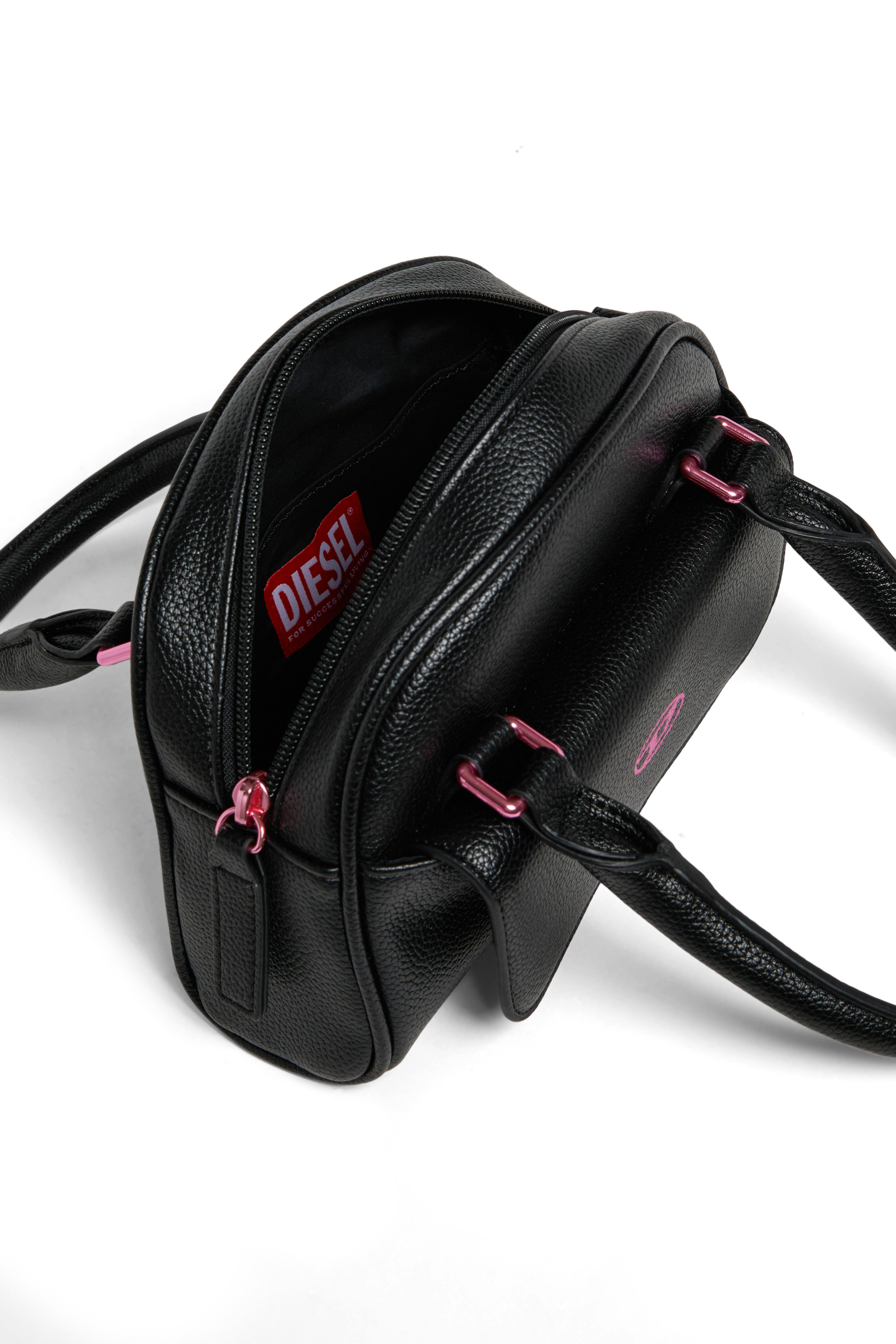 Diesel - WREDY, WREDY - Borsa in tessuto grainy coated Donna in Nero - 4