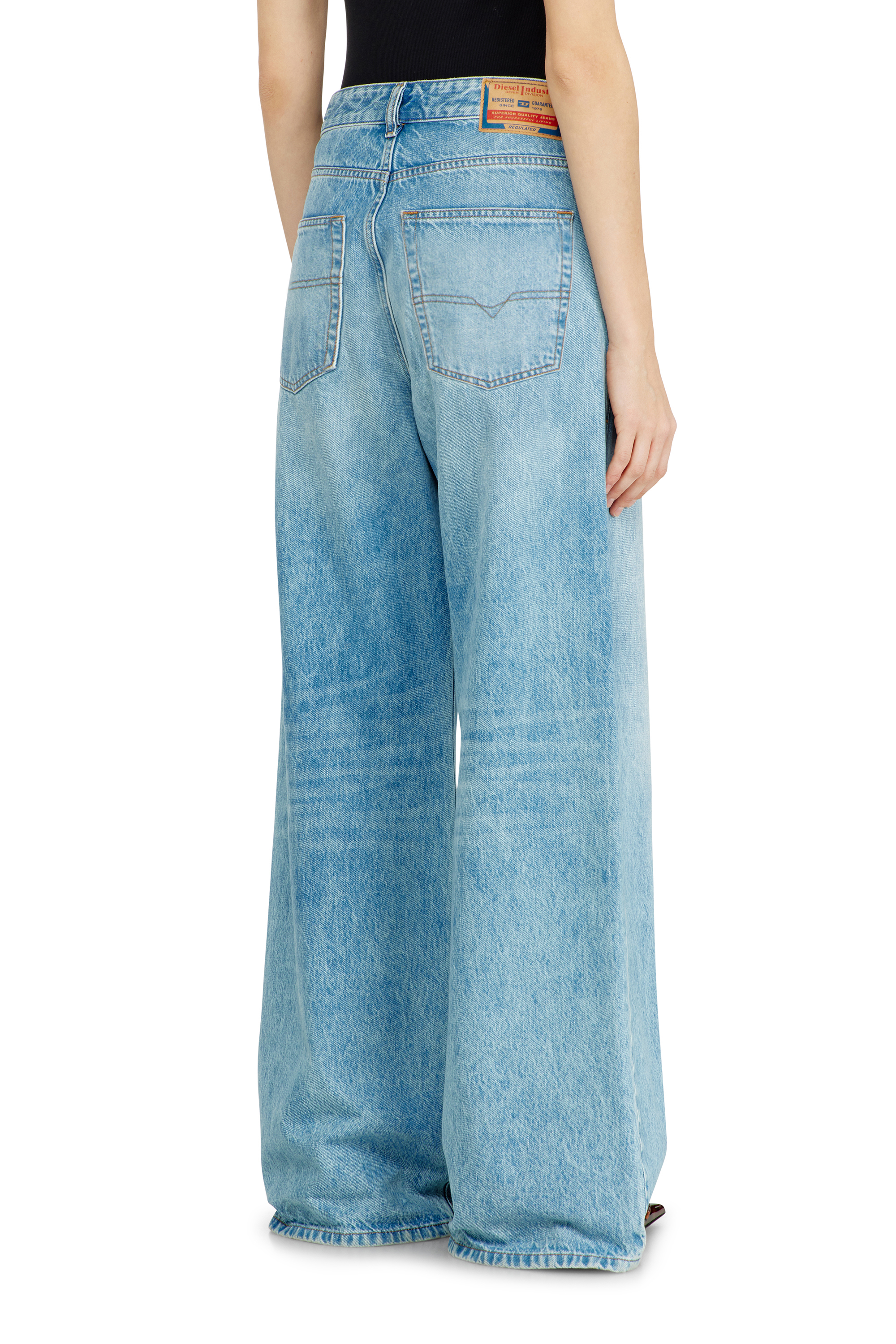 Diesel - Relaxed Jeans 1996 D-Sire 09I29 Unisex, Blu Chiaro - Image 5