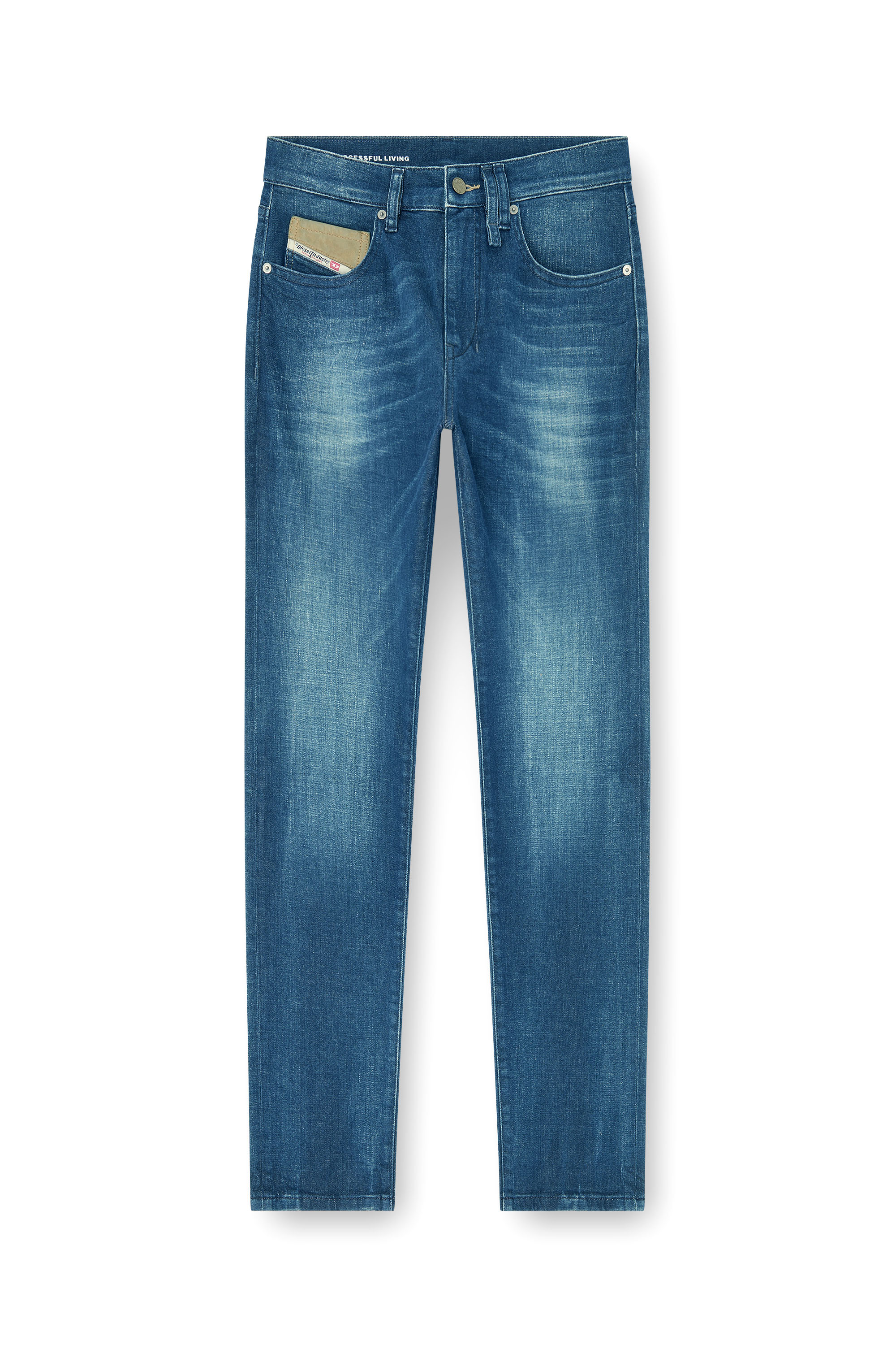 Diesel - Slim Jeans 2019 D-Strukt 0PBBZ Uomo, Blu medio - Image 6