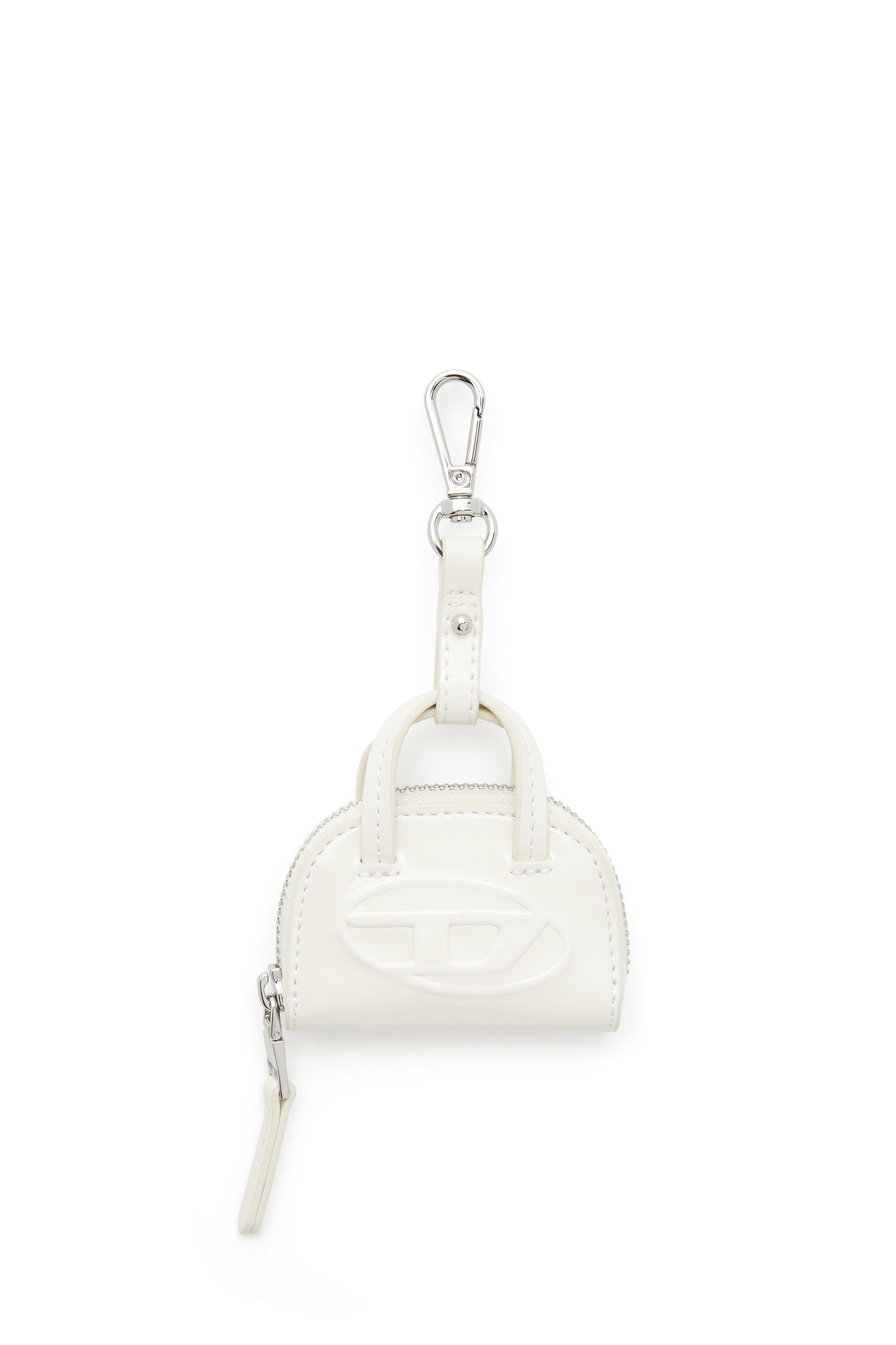 Diesel - 1DR DOME CHARMS, Charm effetto naplak effetto texture Donna in Bianco - 1