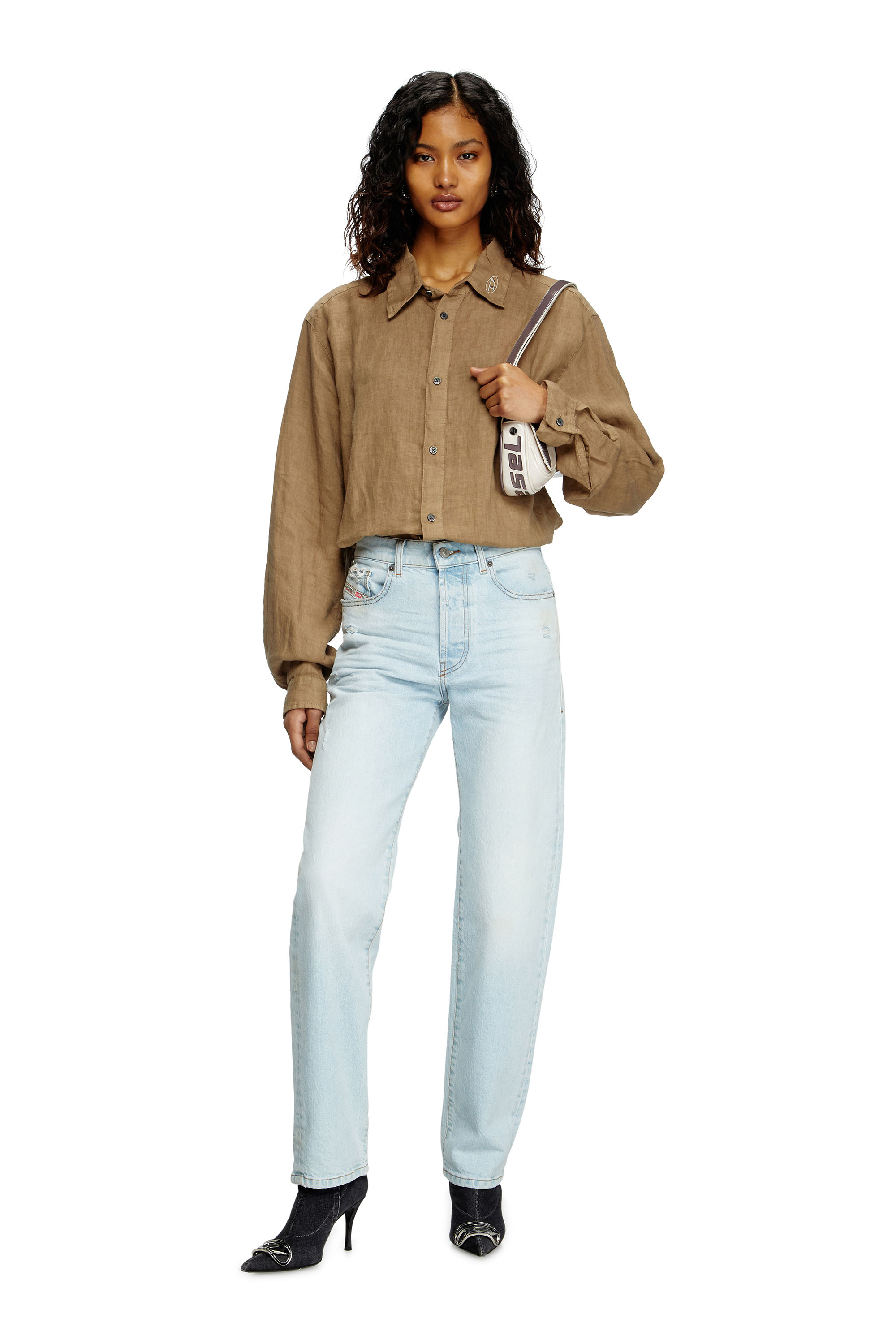 Diesel - Regular Jeans 1988 D-Ark 0CLBF Donna, Blu Chiaro - Image 1