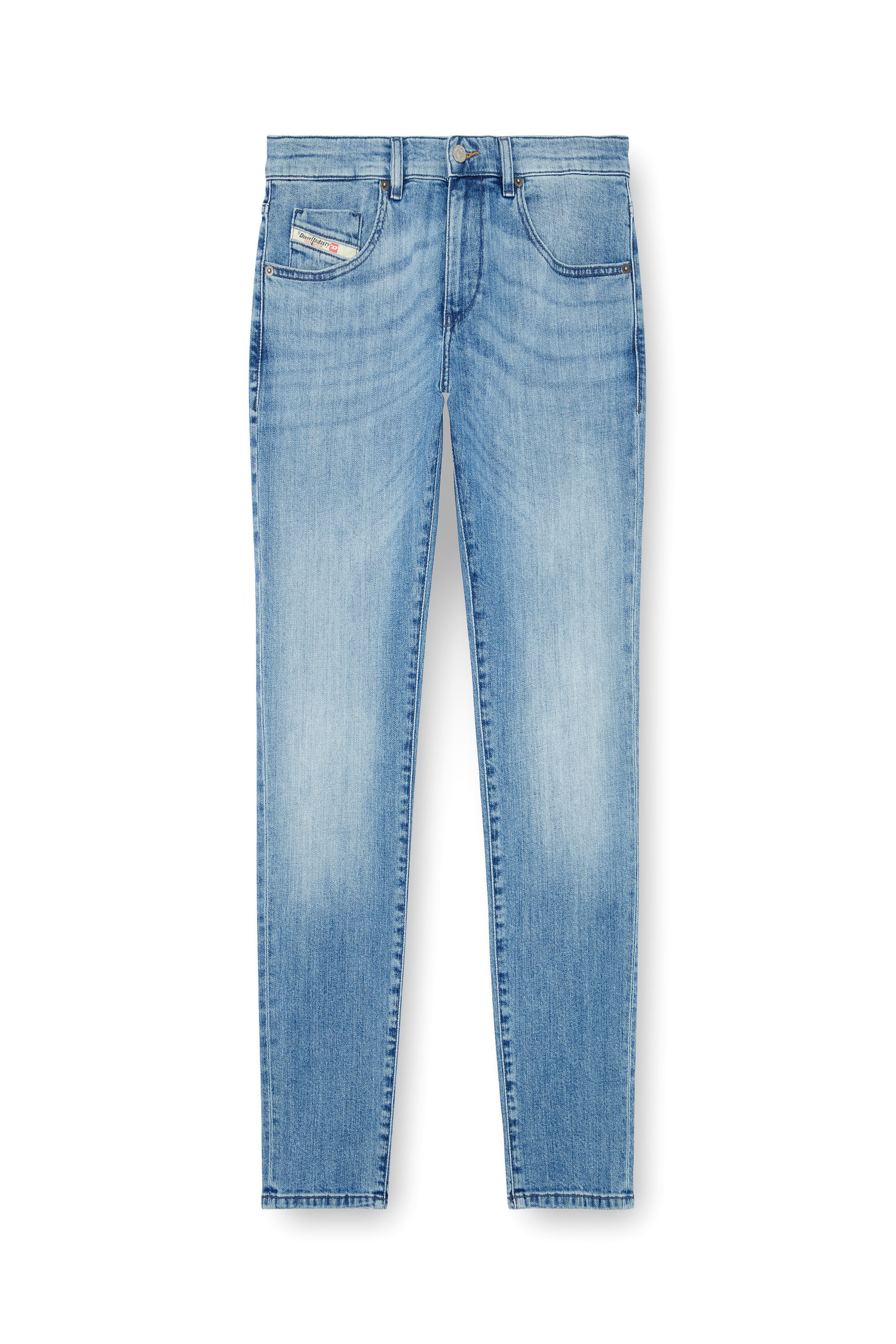 Diesel - Uomo Slim Jeans 2019 D-Strukt 0GRDI, Blu Chiaro - Image 3