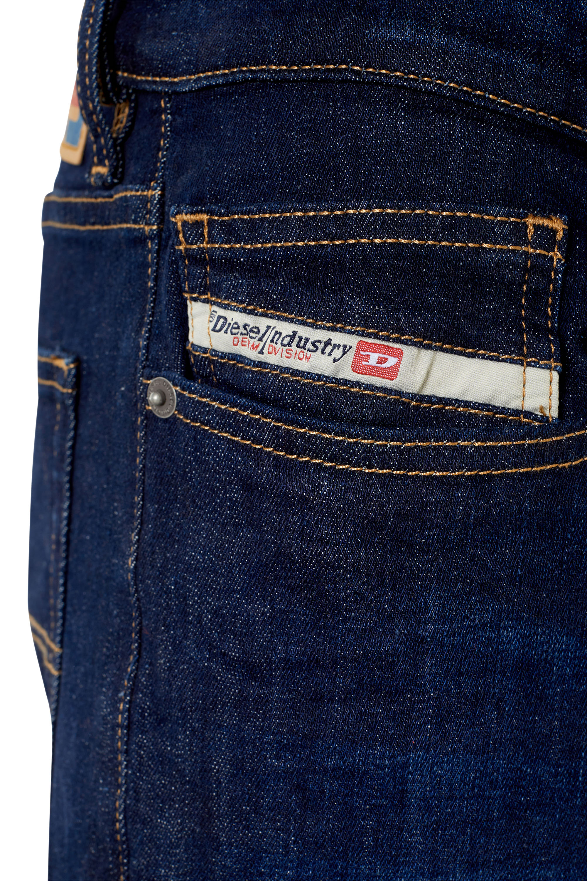 Diesel - D-Luster 0IHAQ Slim Jeans, Blu Scuro - Image 3