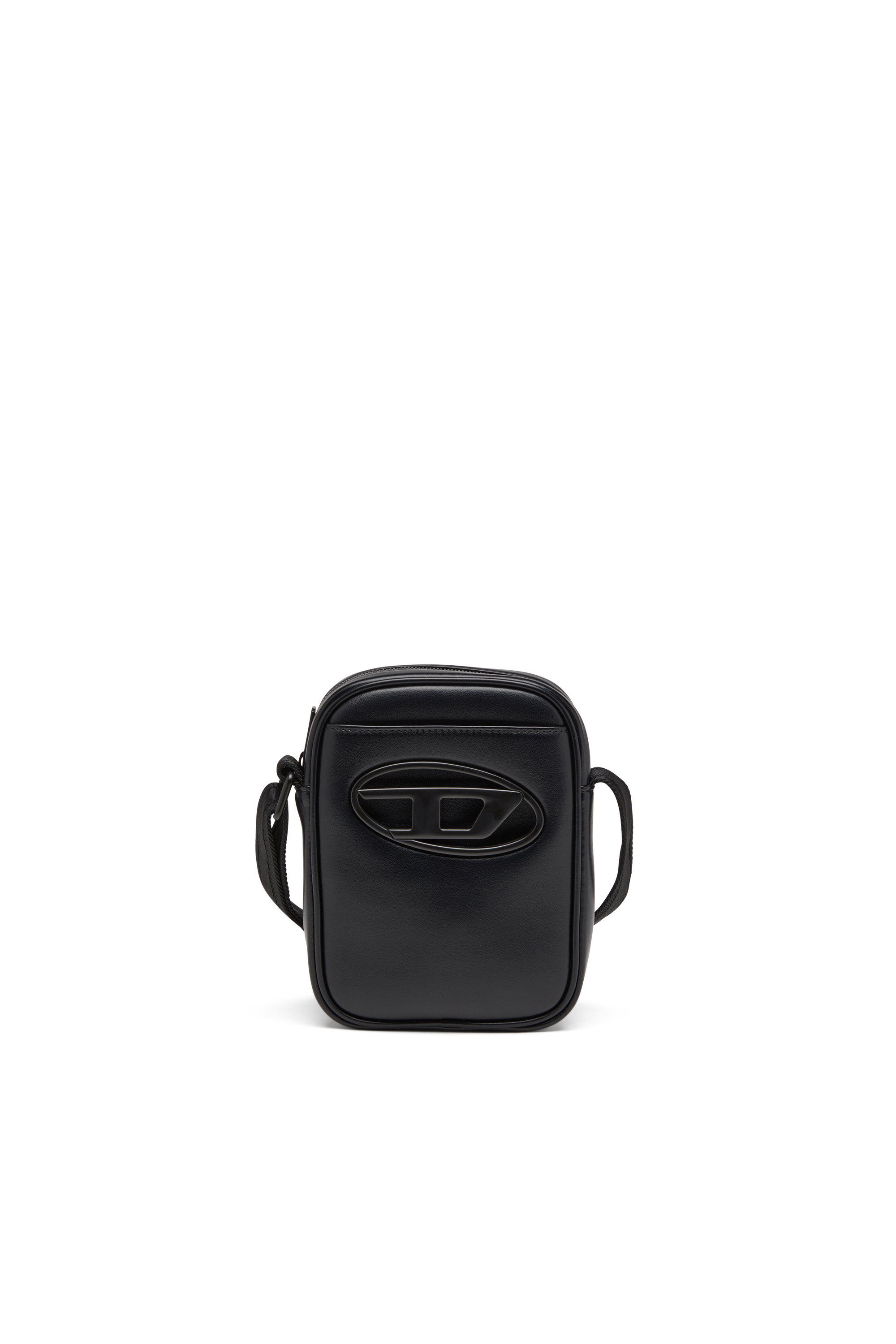 Diesel - HOLI-D CROSSBODY, Crossbody in PU e neoprene Unisex in Nero - 1