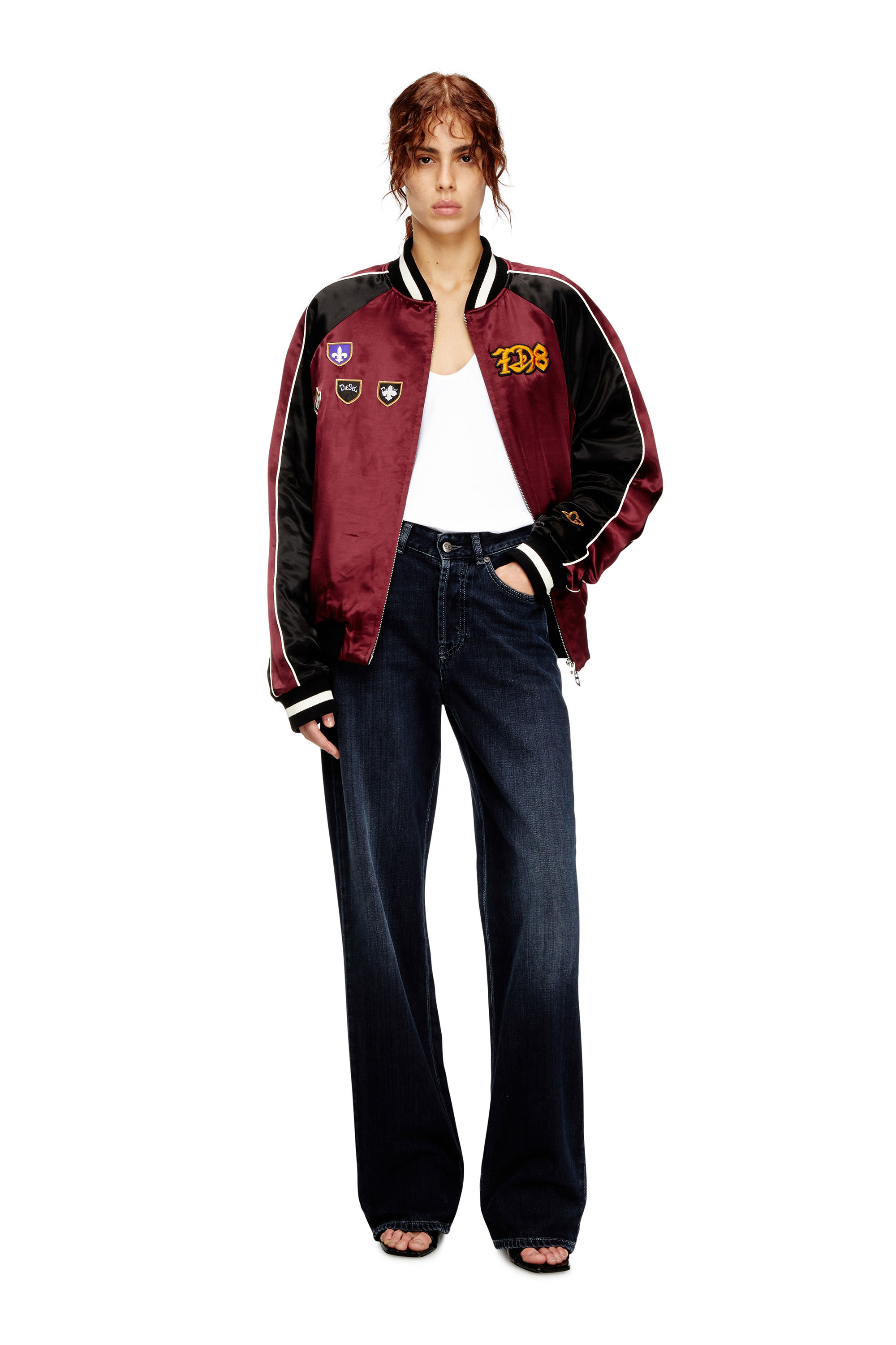 Diesel - Regular Jeans 1971 D-Sent 09Q19 Donna, Blu Scuro - Image 2