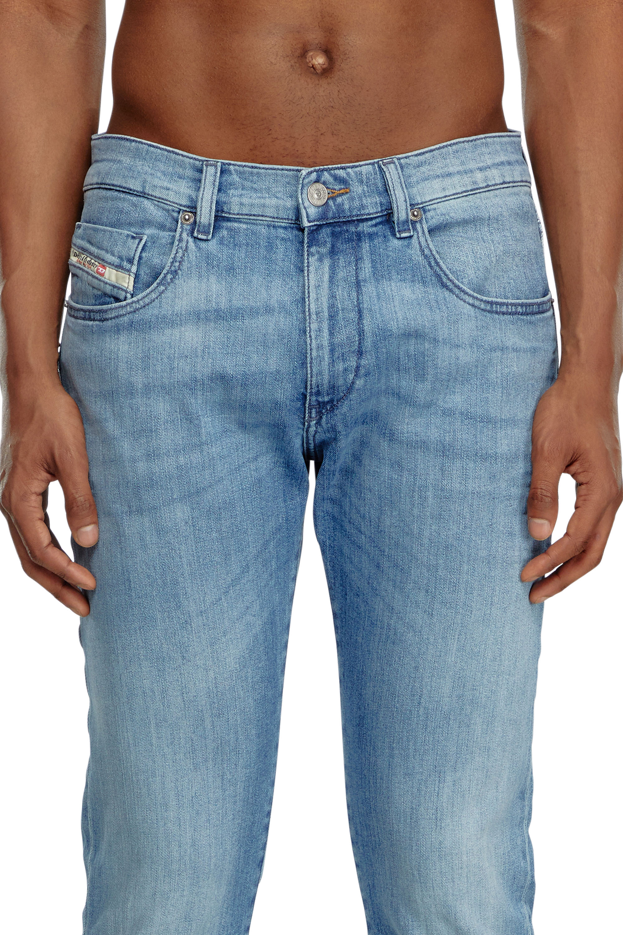 Diesel - Slim Jeans 2019 D-Strukt 0GRDI, Blu Chiaro - Image 5