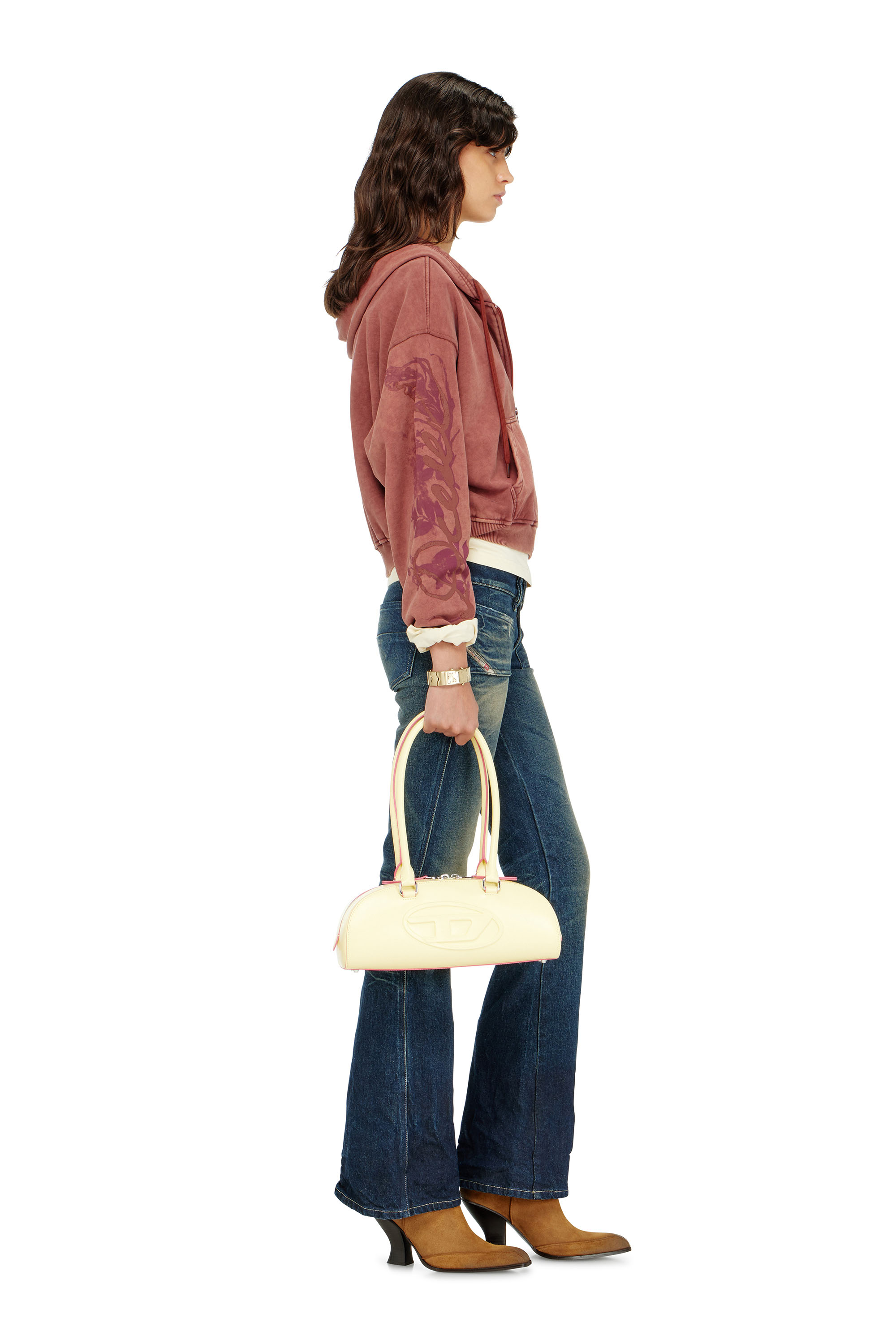 Diesel - Bootcut Jeans D-Hush 007EH Donna, Blu Scuro - Image 2