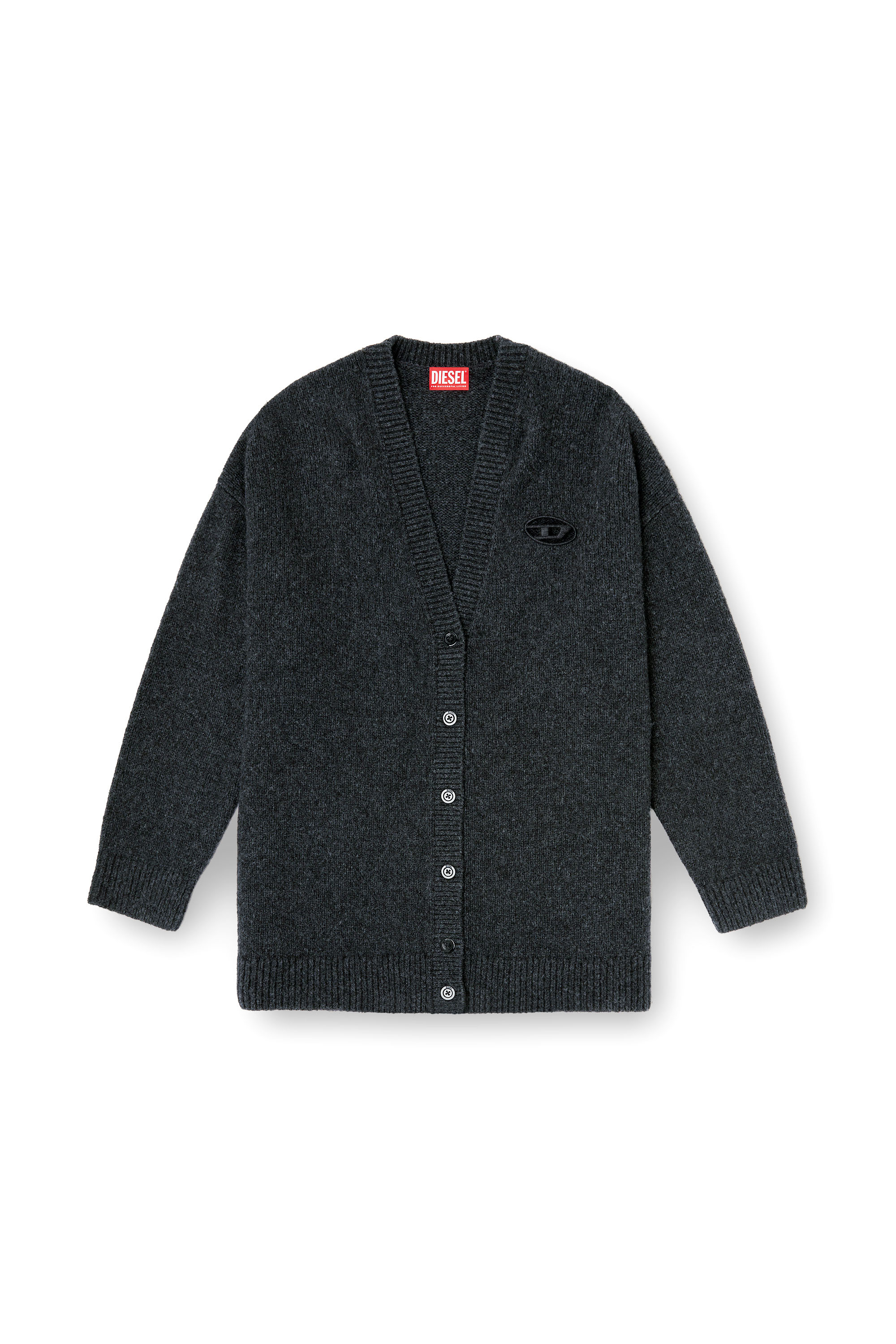 Diesel - M-AREELA, Cardigan in misto lana e alpaca Donna in Multicolor - 3