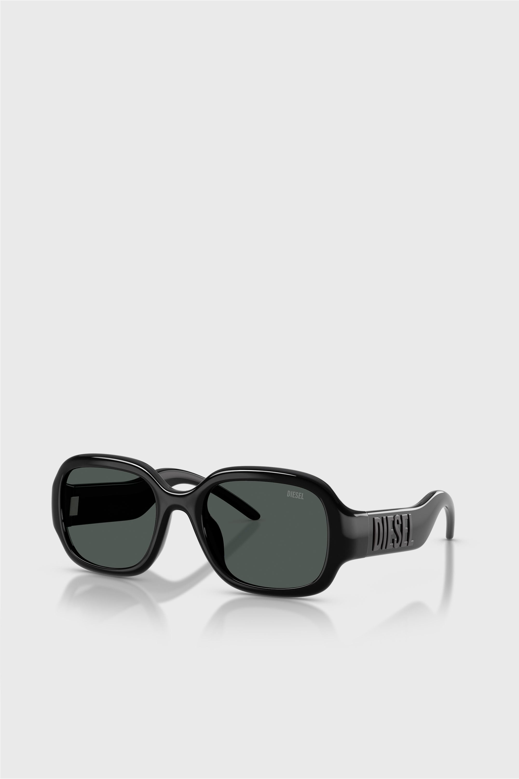 Diesel - 0DL3023U, Occhiali da sole pillow Unisex in Nero - 2