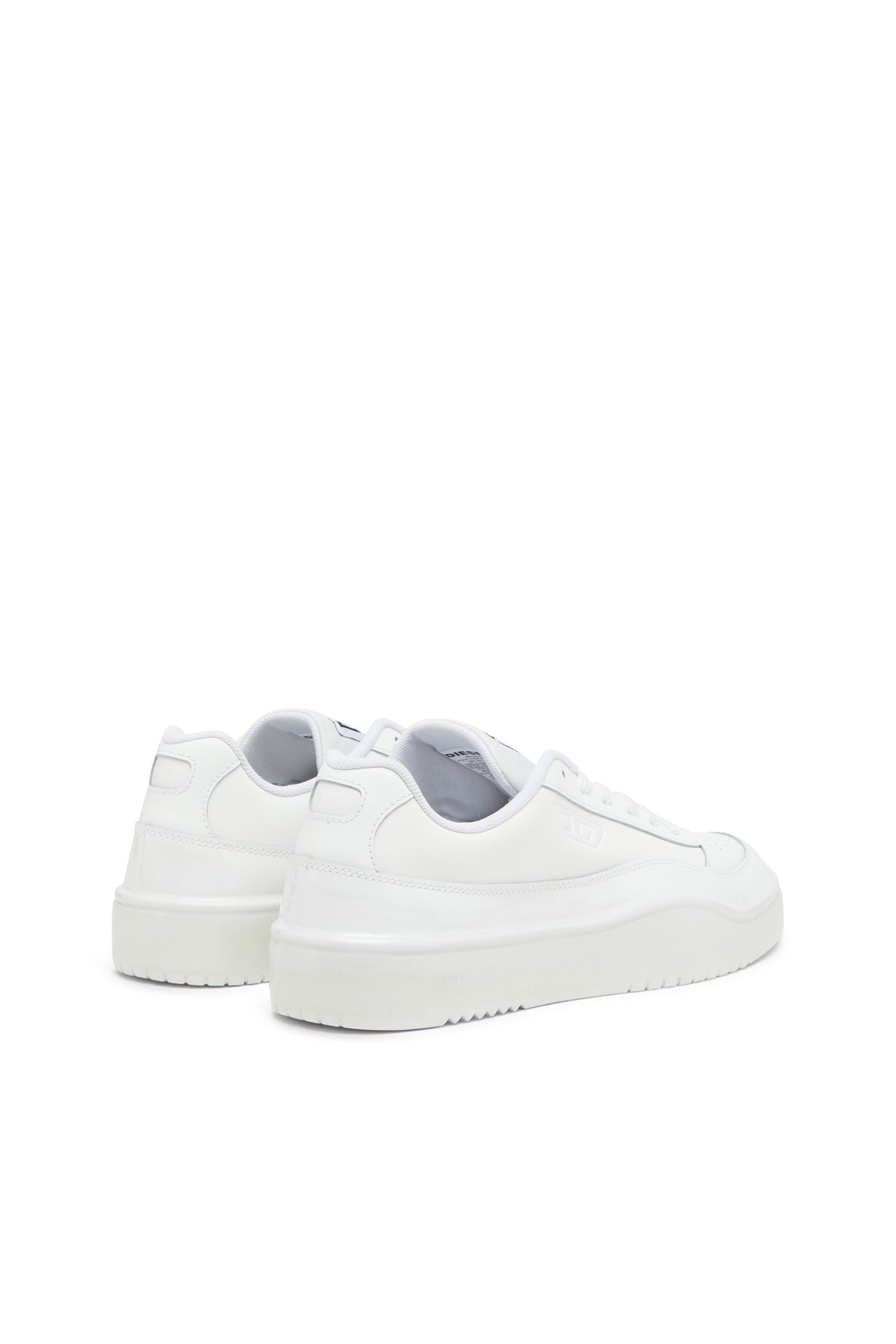 Diesel - S-TRACKER-D LOW, S-Tracker-D-Sneaker in pelle con strato in silicone Uomo in Bianco - 3