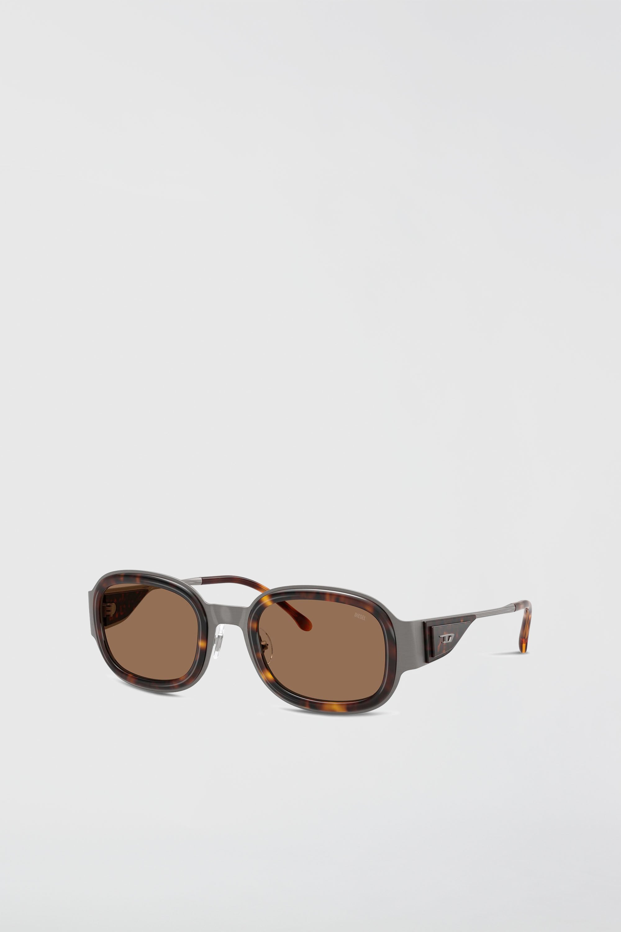 Diesel - 0DL1020, Occhiali da sole quadrati Unisex in Marrone - 2