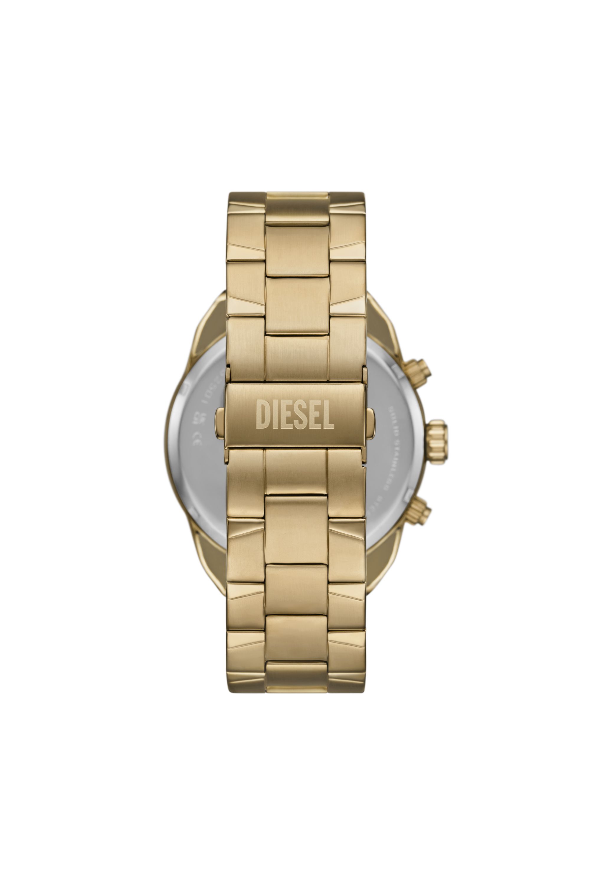 Diesel - DZ4685 WATCH, Orologio Spiked con cinturino in acciaio inossidabile Uomo in Oro - 2