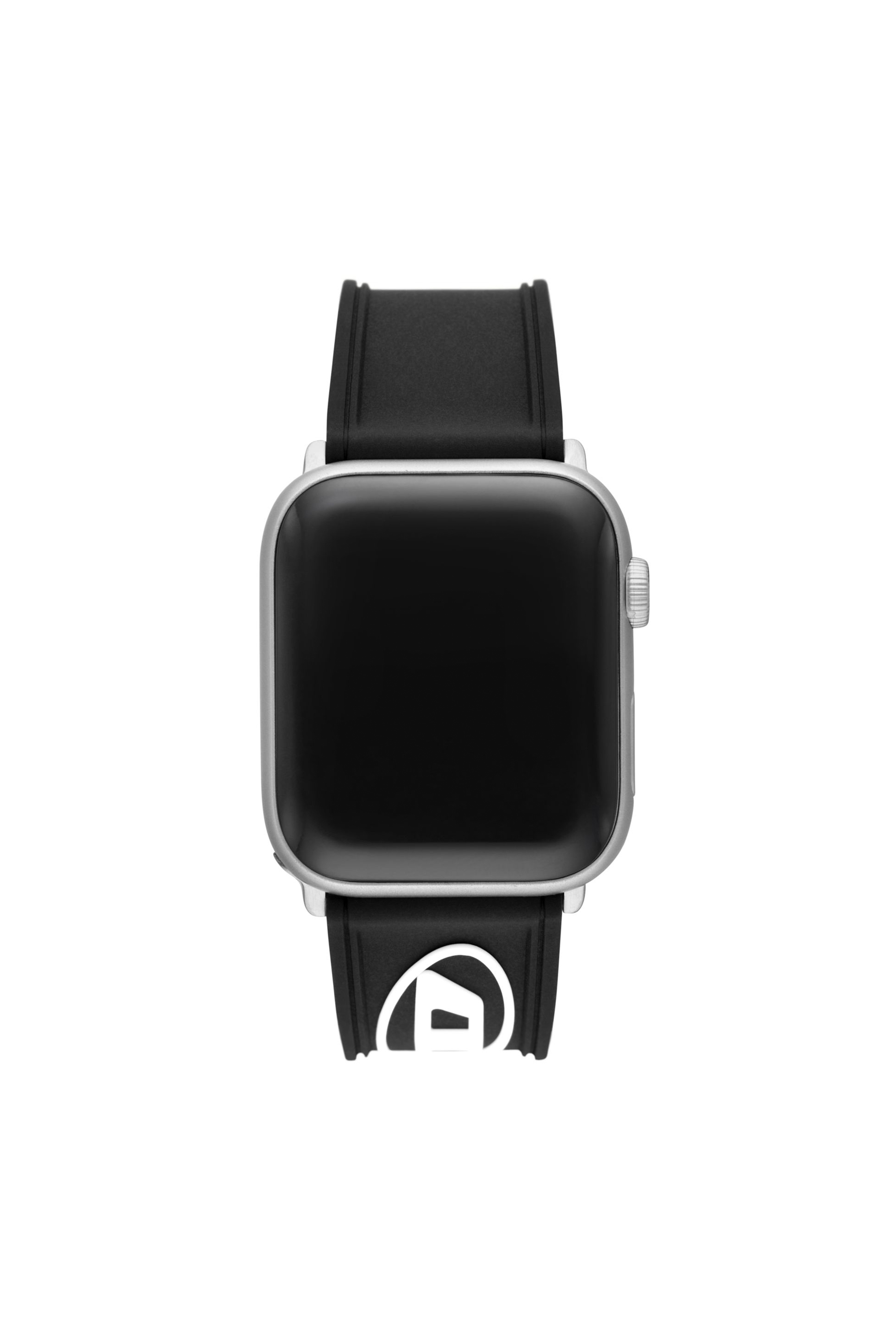 Diesel - DSS0018, Uomo Cinturino in silicone per Apple watch®, 42/44/45/49mm in Nero - Image 2