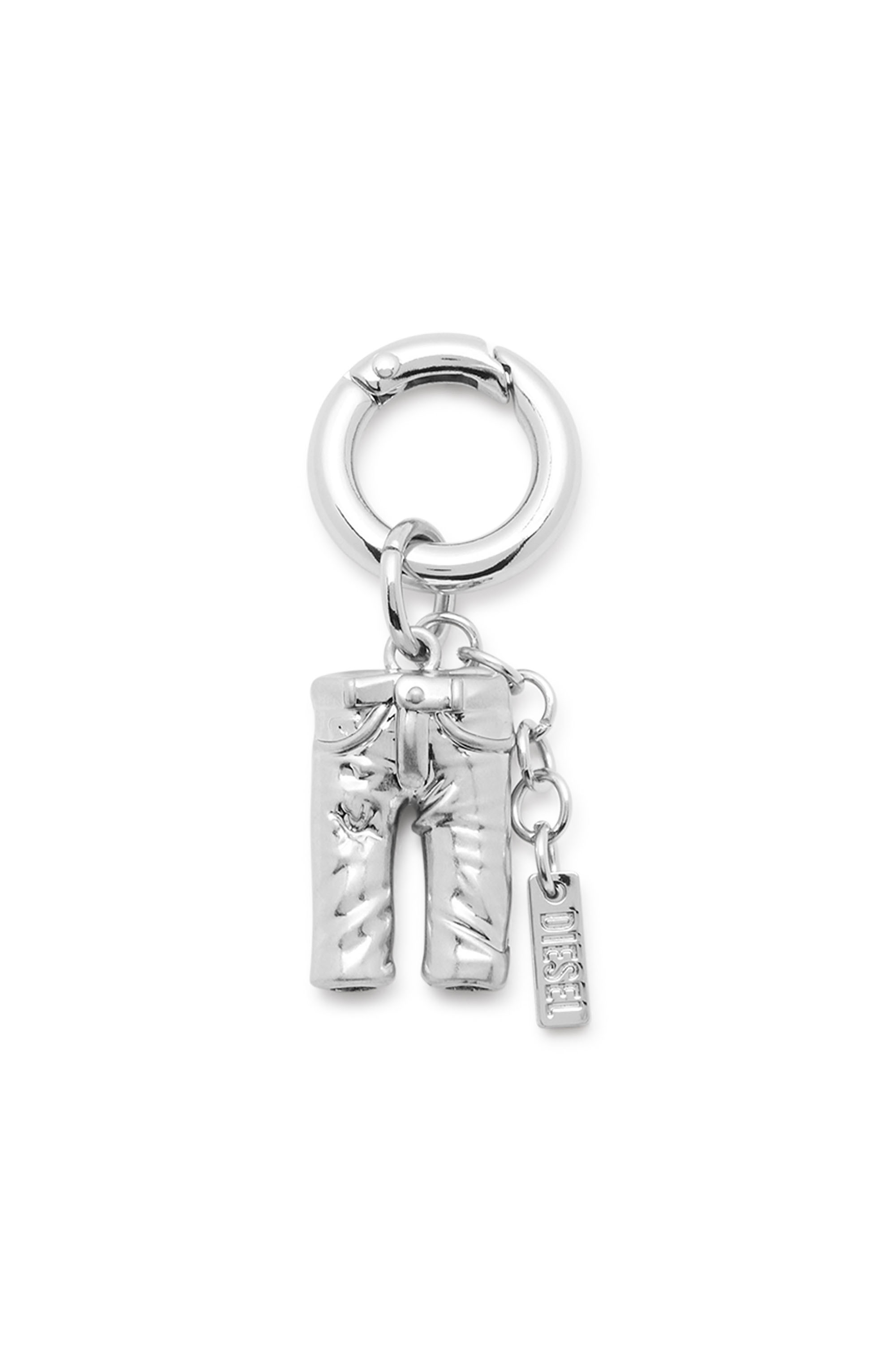 Diesel - CHARM-5PKT, Charm in metallo con dettaglio logo Unisex in Argento - 1