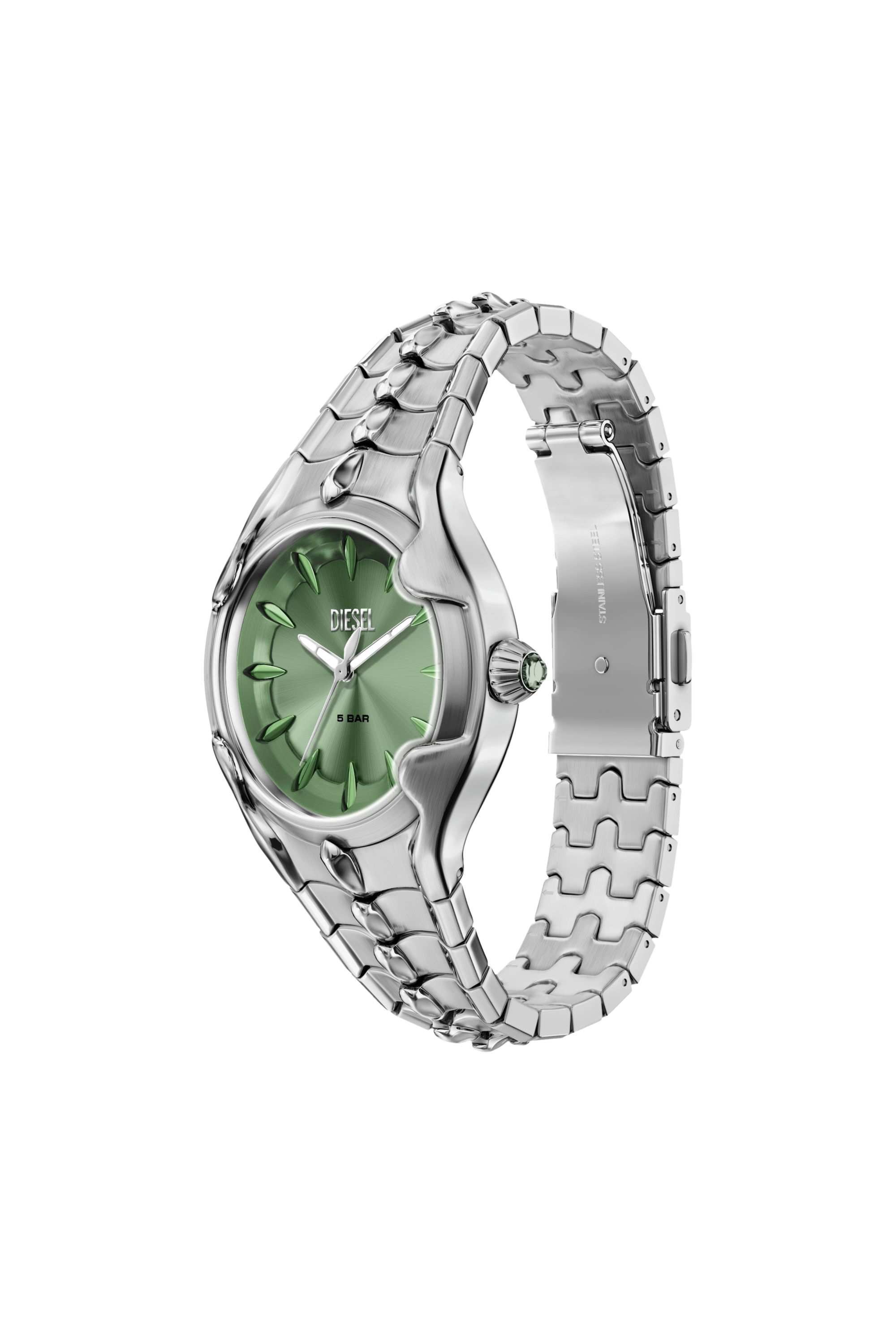 Diesel - DZ5632 WATCH, Orologio Vert in acciaio inox Uomo in Argento - 4