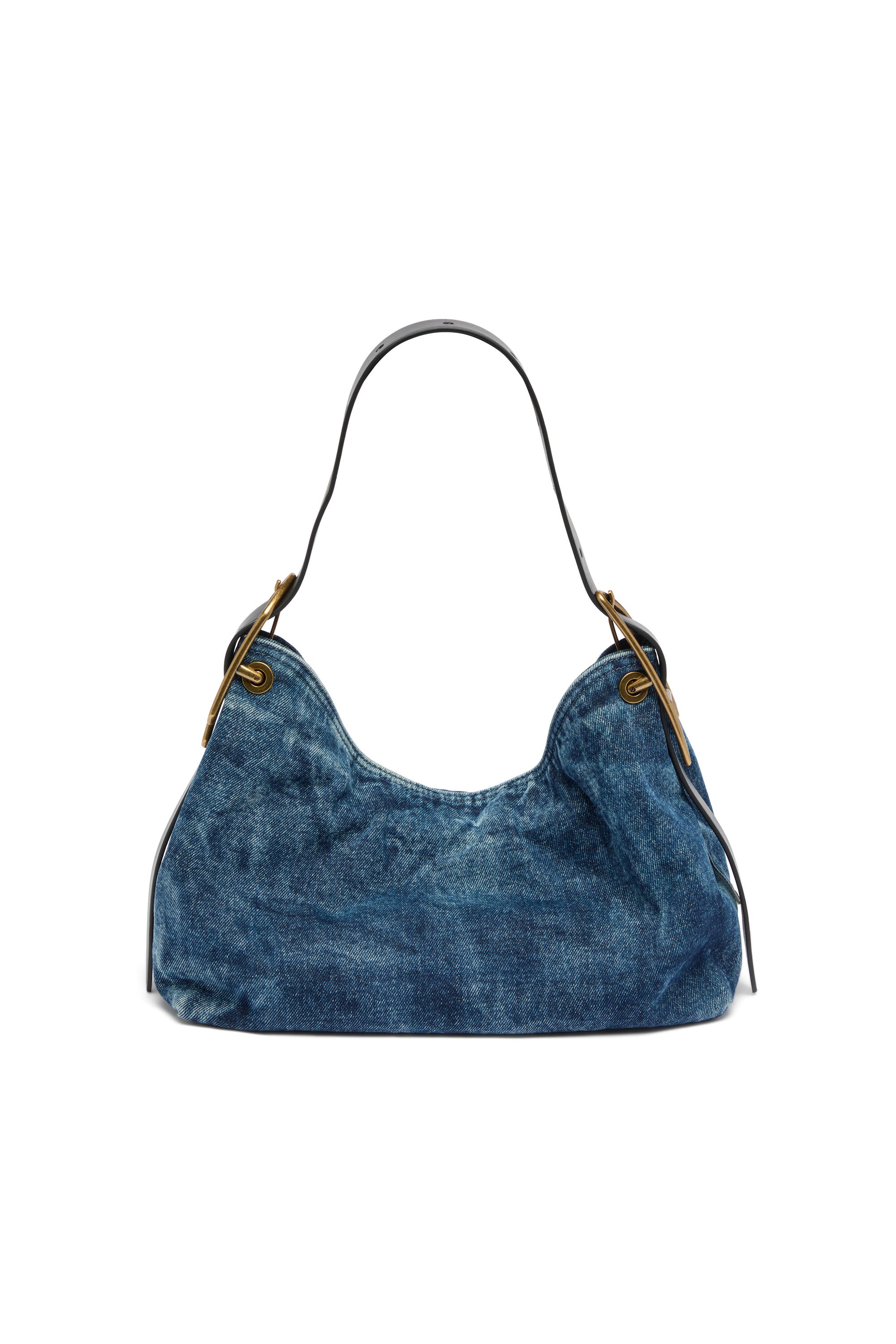 Diesel - D-LINE HOBO S, D-Line-Borsa a spalla in denim Donna in Blu - 3