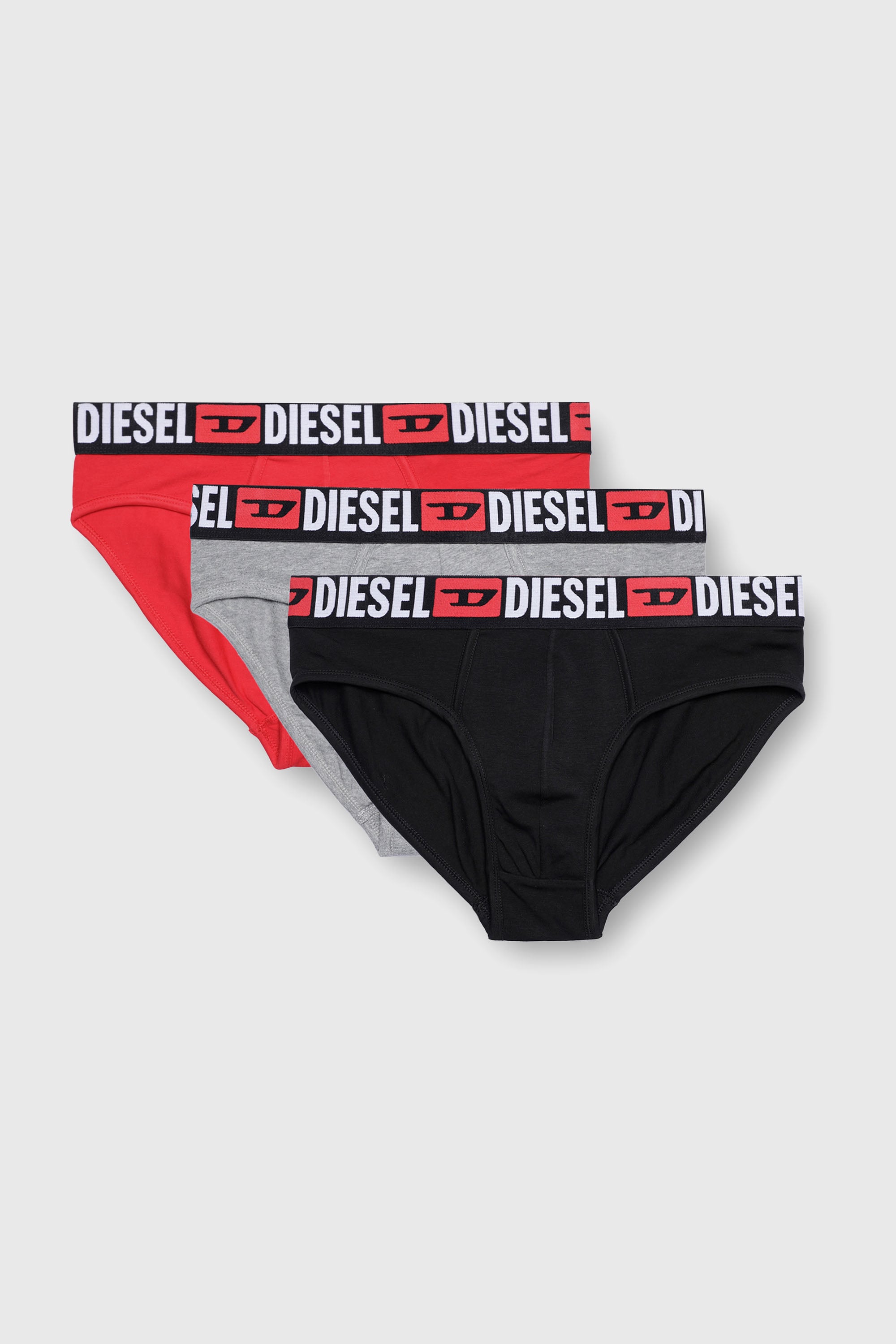 Diesel - UMBR-ANDRETHREEPACK, Set da tre slip a tinta unita Uomo in Multicolor - 2