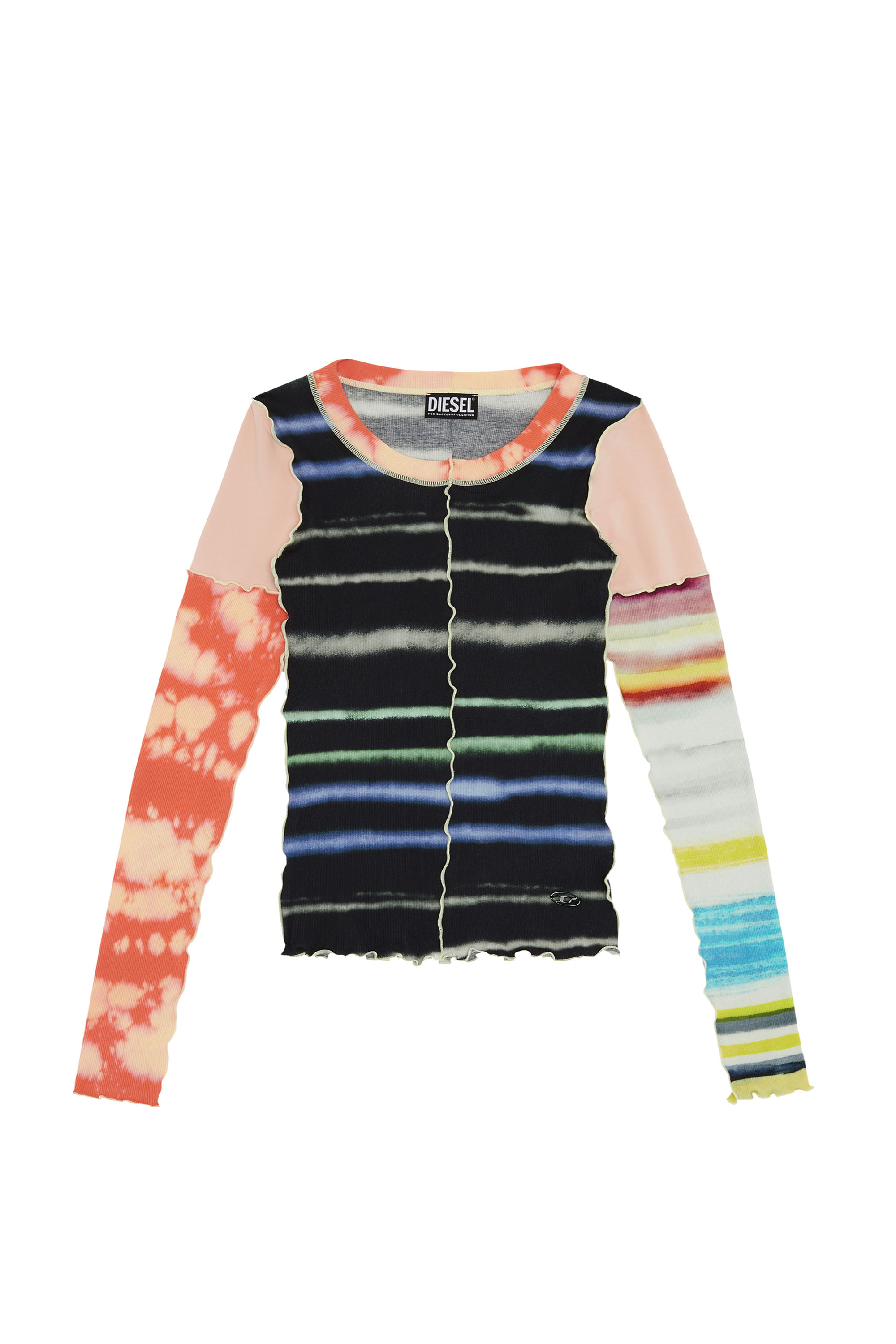 T-TESSOR, Nero/Rosa - Tops