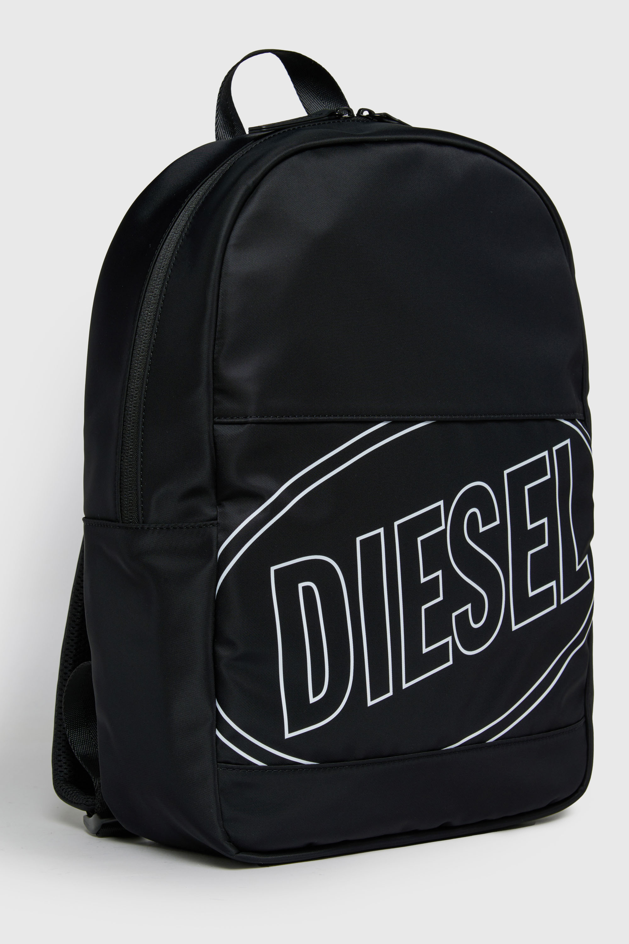 Diesel - WCIRCLE, WCIRCLE - Zaino in nylon con stampa logo Uomo in Nero - 3