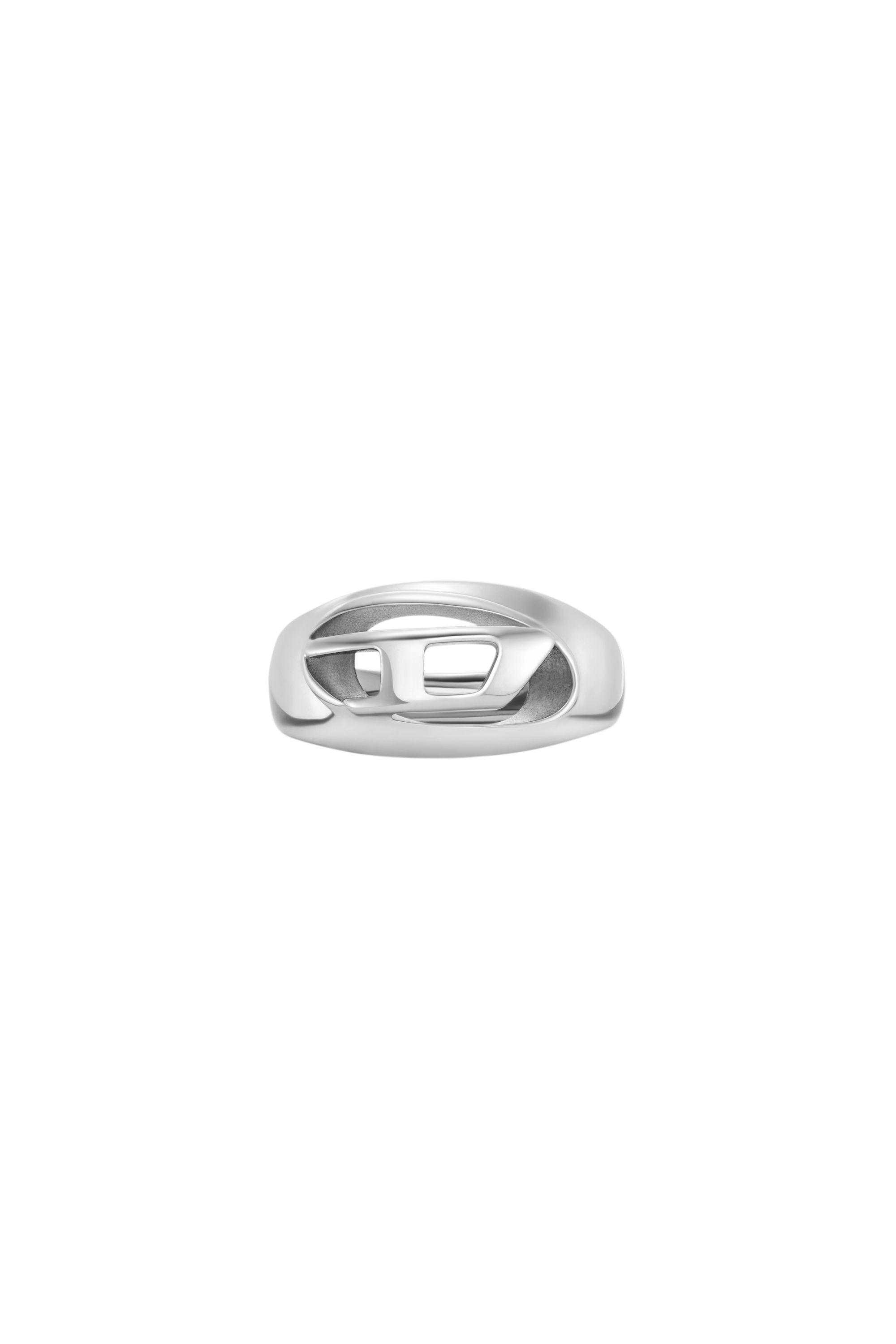 Diesel - DX1715040, Anello a fascia in acciaio inox Unisex in Argento - 3