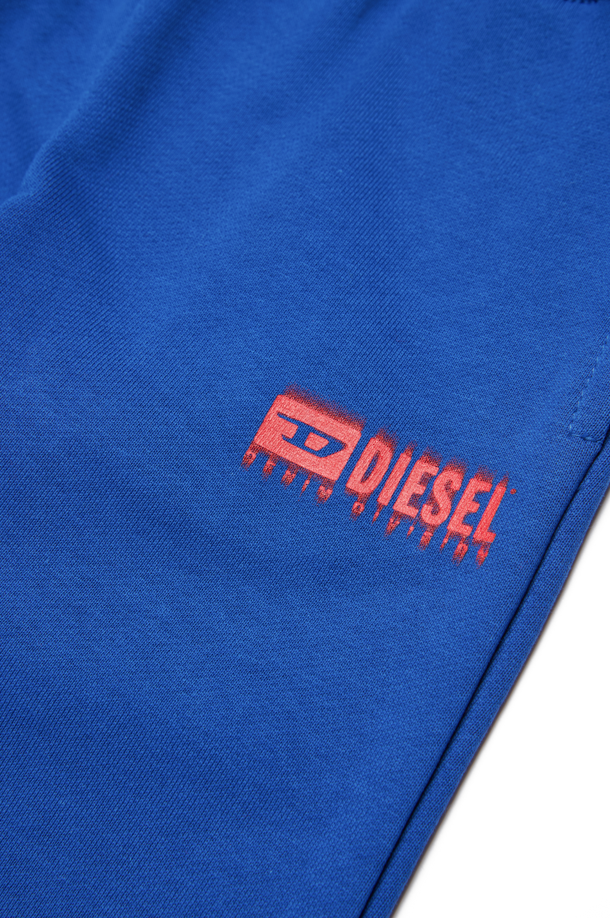 Diesel - PBASEB, Unisex Pantaloni tuta con logo sbavato in Blu - Image 4