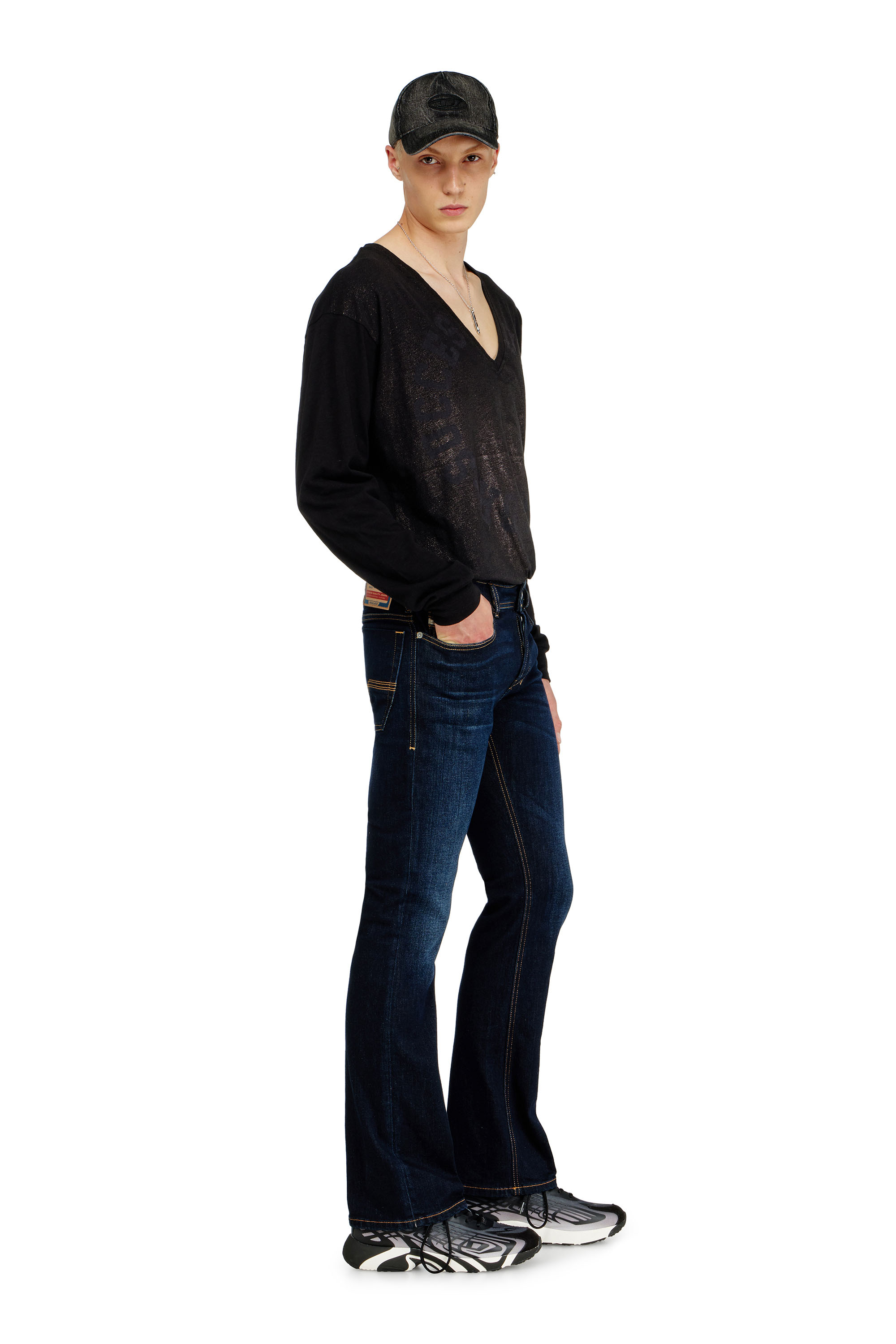 Diesel - Bootcut Jeans 2007 Zatiny 09Q15 Uomo, Blu Scuro - Image 3