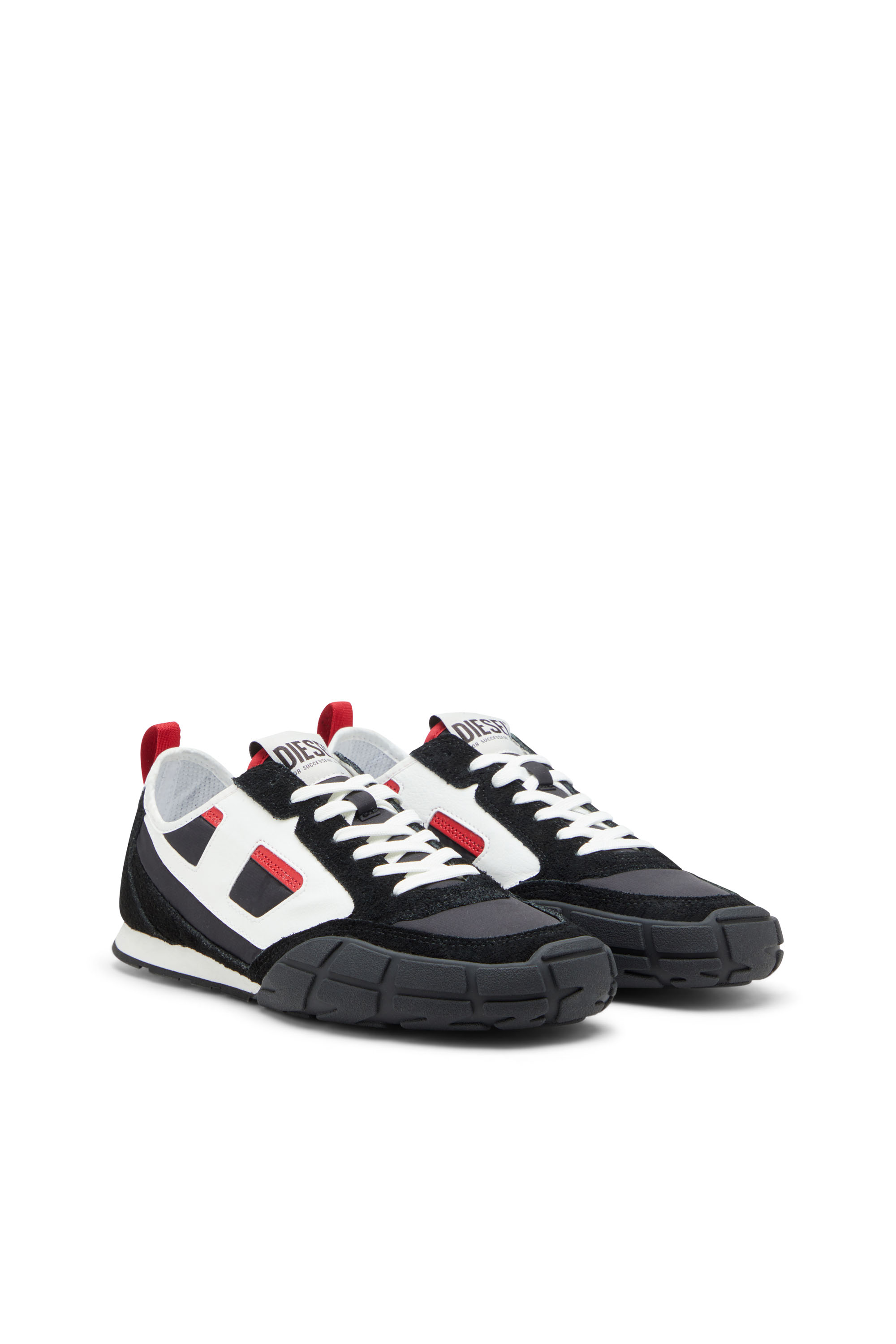 Diesel - S-PAGODHA LOW, S-Pagodha-Sneaker in pelle, suede e ripstop Uomo in Multicolor - 2
