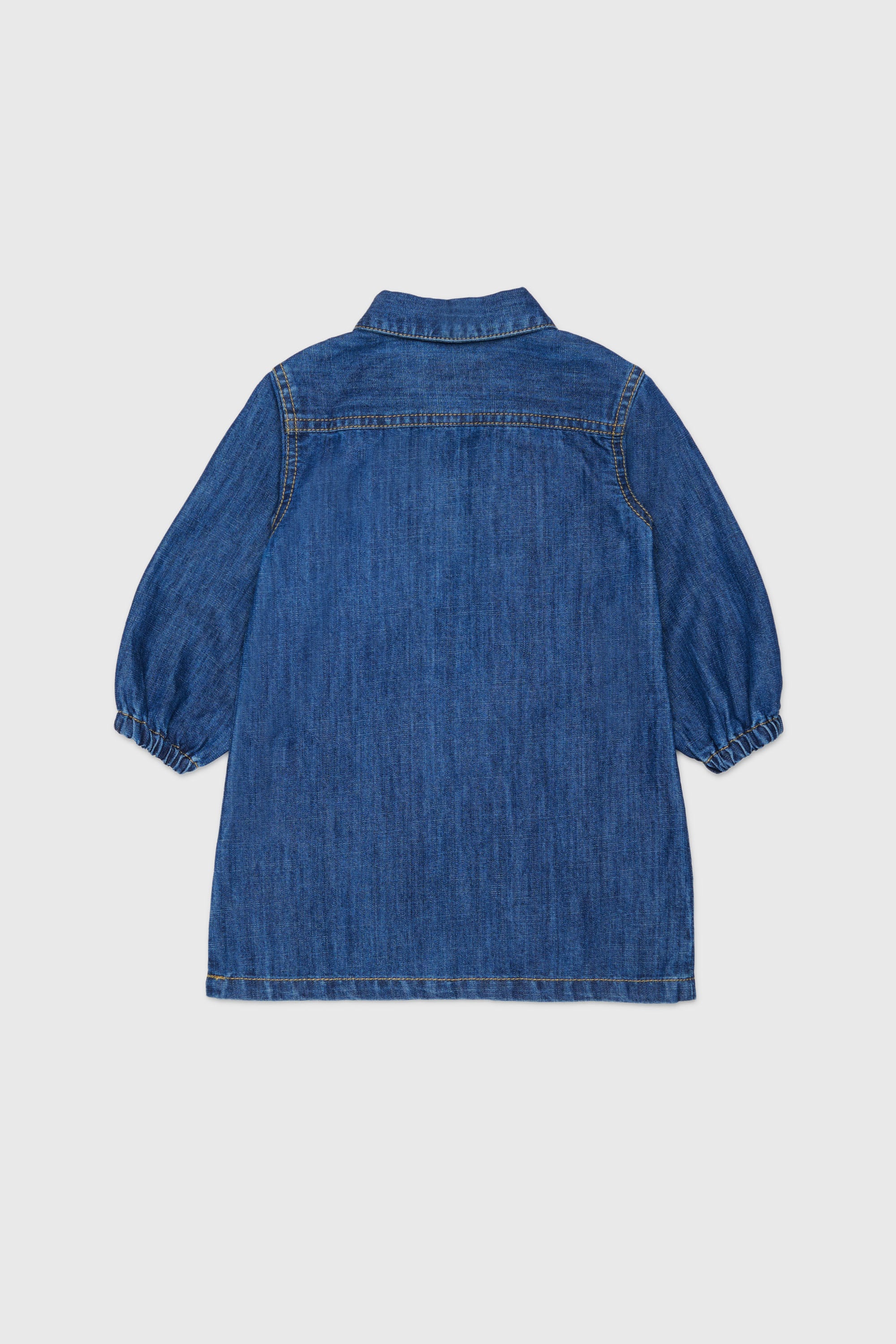 Diesel - DELBIB, Abito camicia in denim con ricamo logo Oval D Donna in Blu - 2