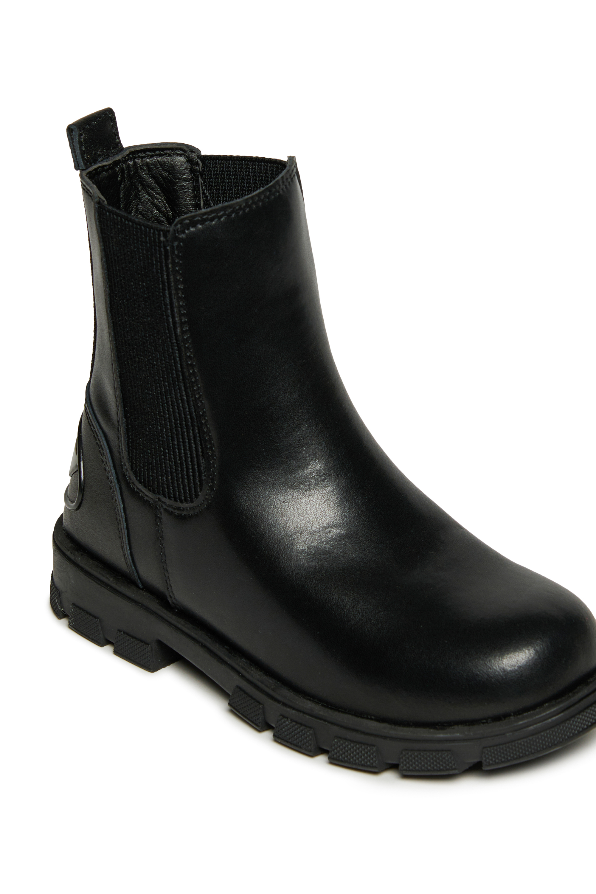 Diesel - D-HAMMER AK ELASTIC, D-Hammer Stivali in pelle Unisex in Nero - 4