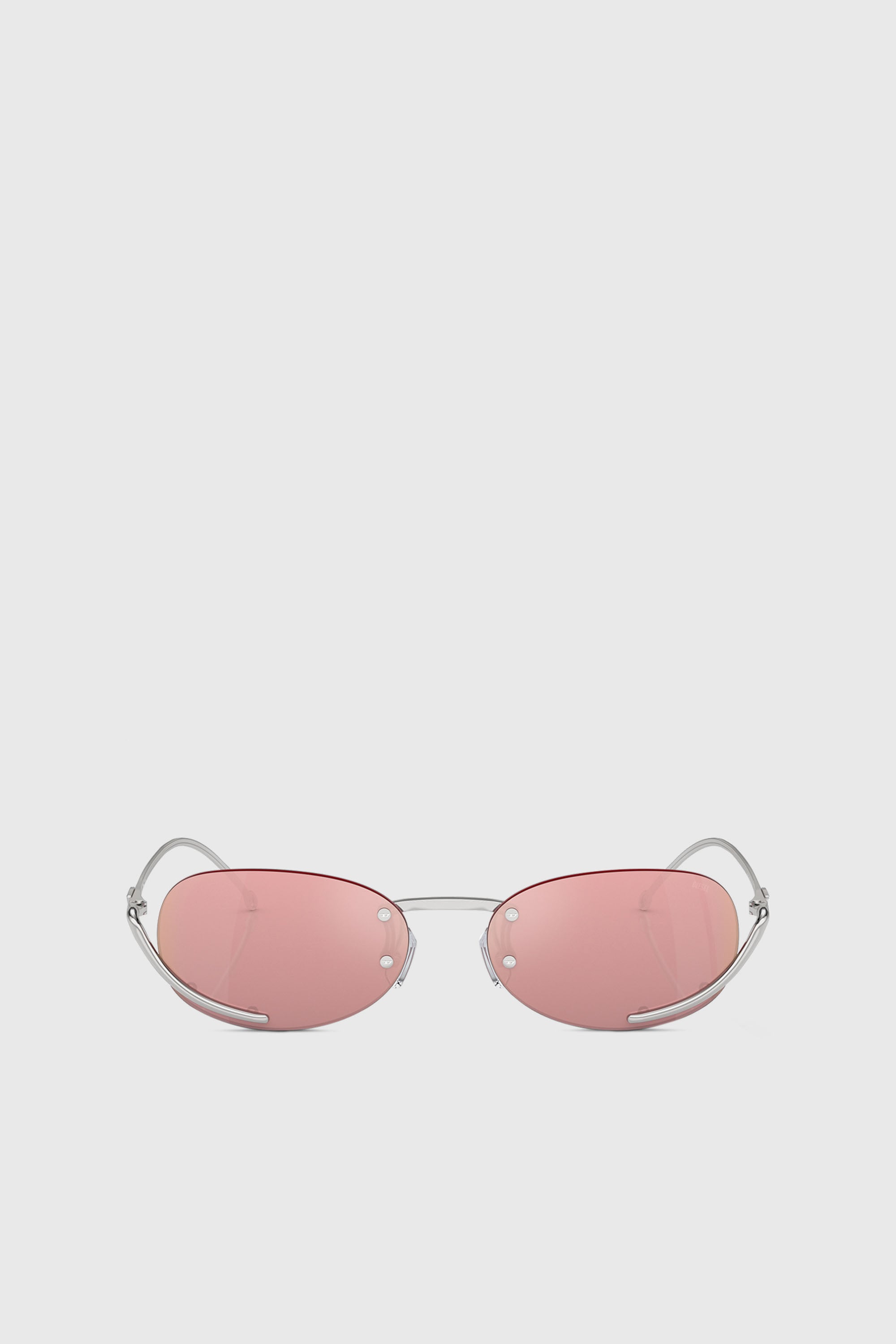 Diesel - 0DL1004, Occhiali da sole ovali Unisex in Rosa - 1