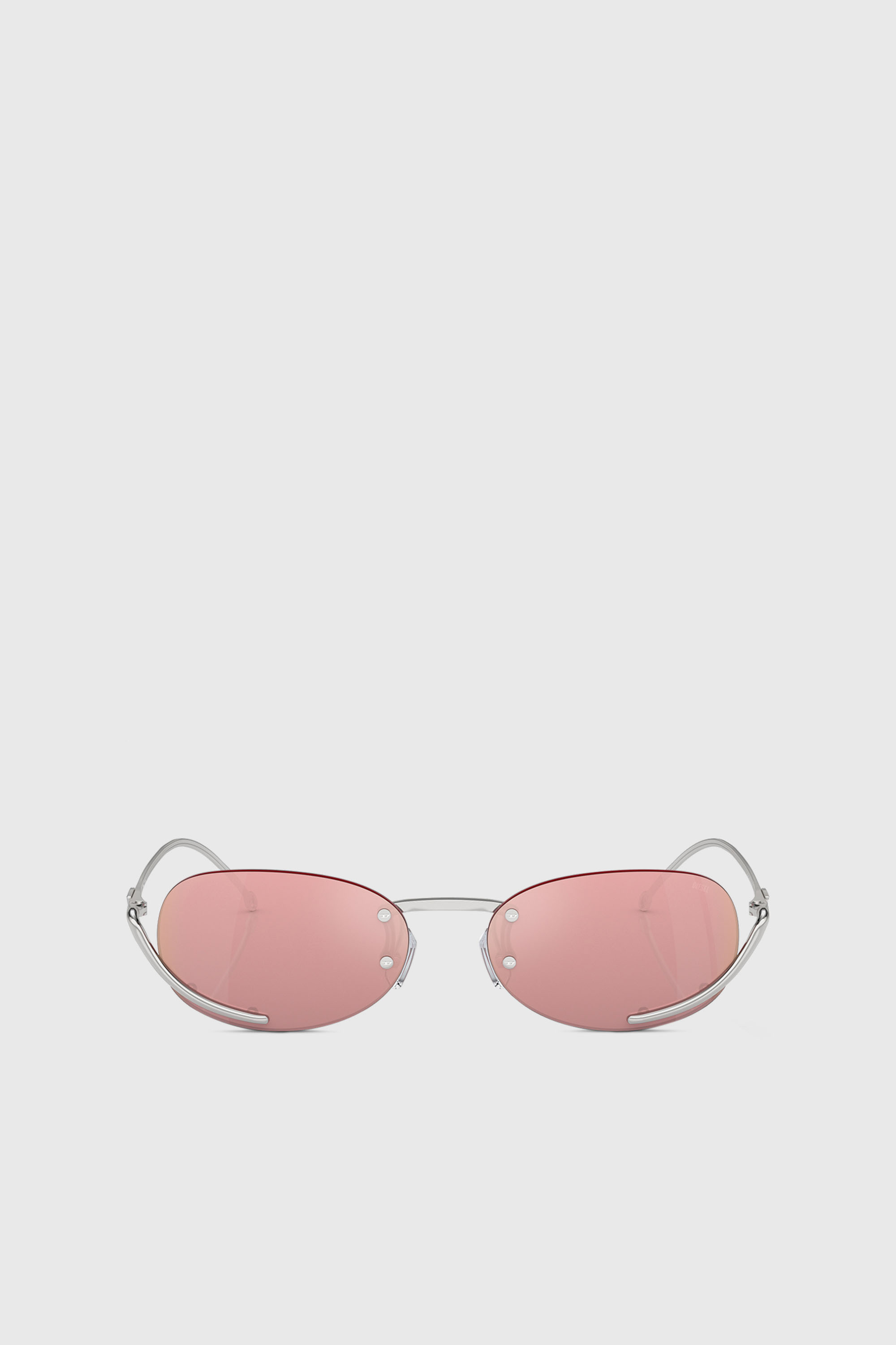 Diesel - 0DL1004, Occhiali da sole ovali Unisex in Rosa - 1