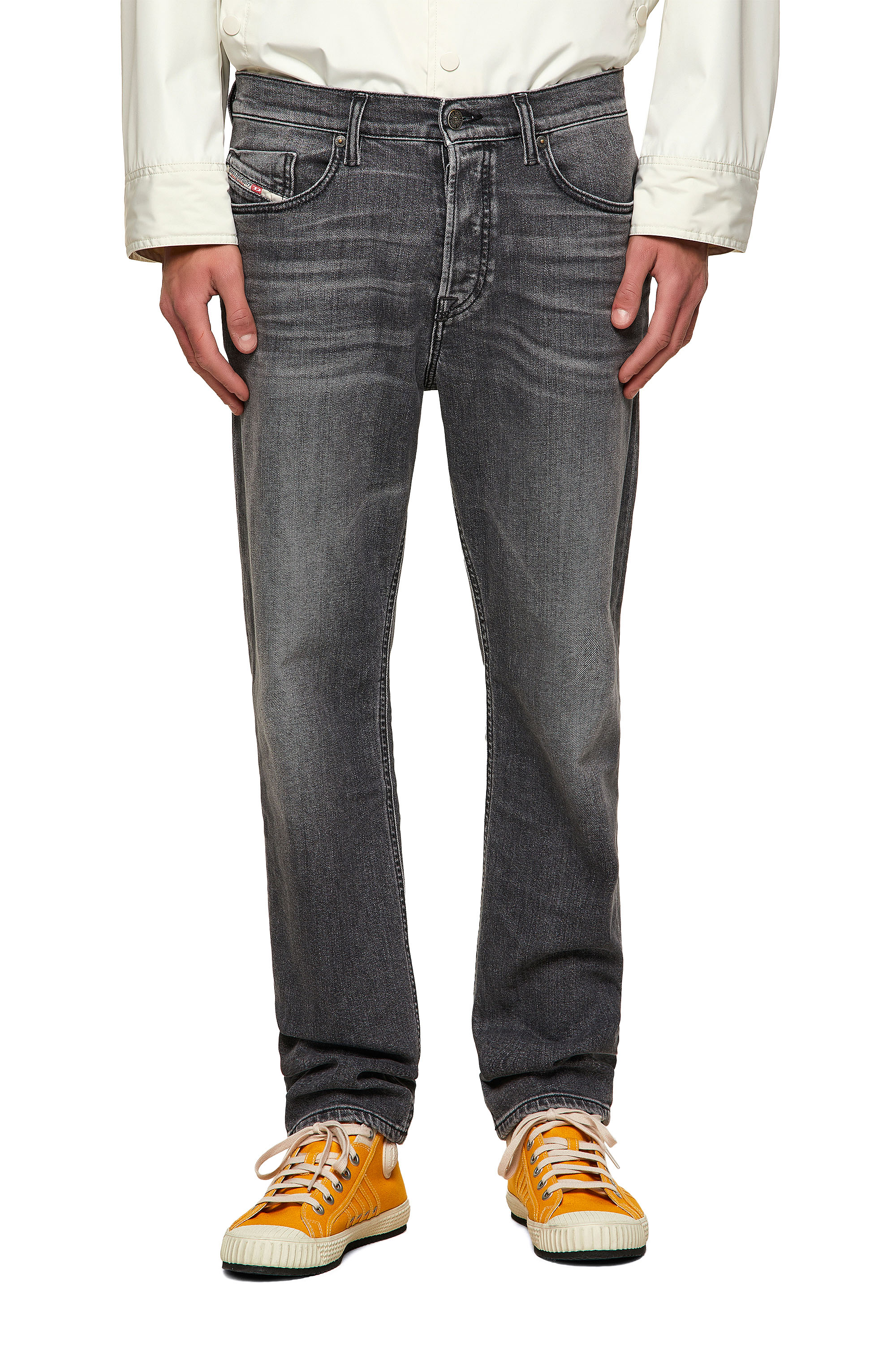Diesel - 2005 D-FINING 09A11 Tapered Jeans, Nero/Grigio scuro - Image 1