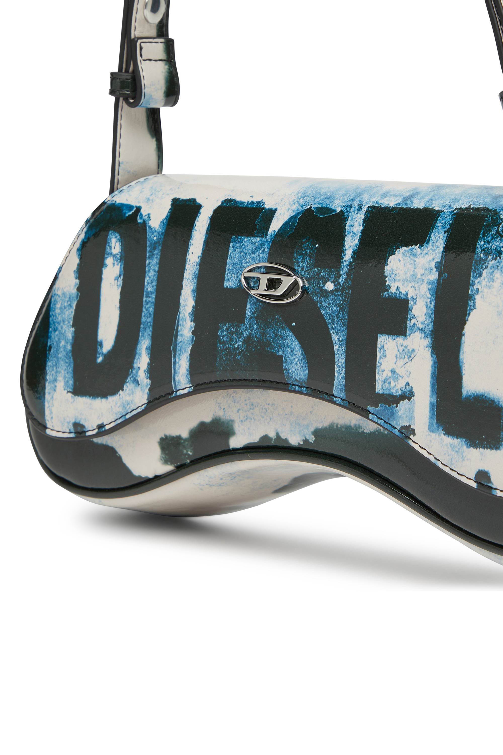 Diesel - PLAY CROSSBODY, Play-Borsa in PU stampato lucido Donna in Multicolor - 5