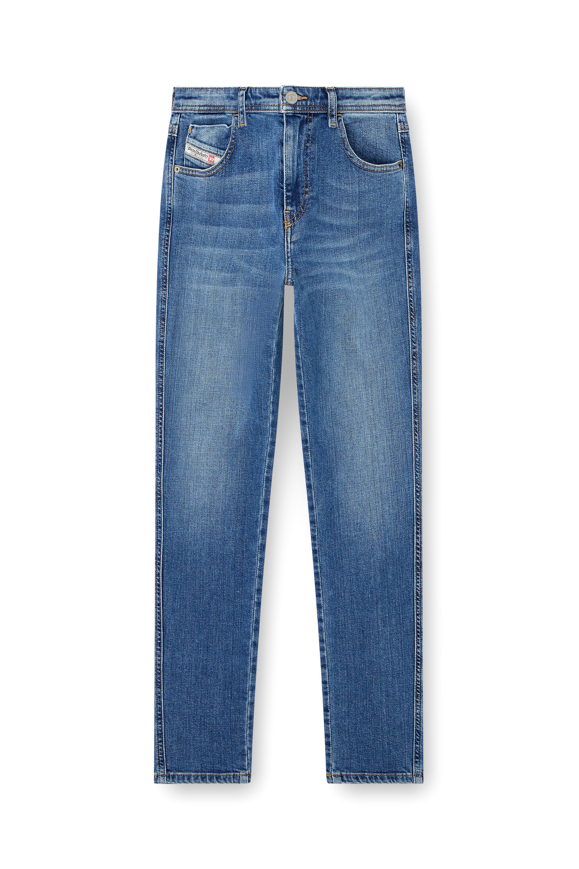 Diesel - Skinny Jeans 2015 Babhila 09L02 Donna, Blu medio - Image 3