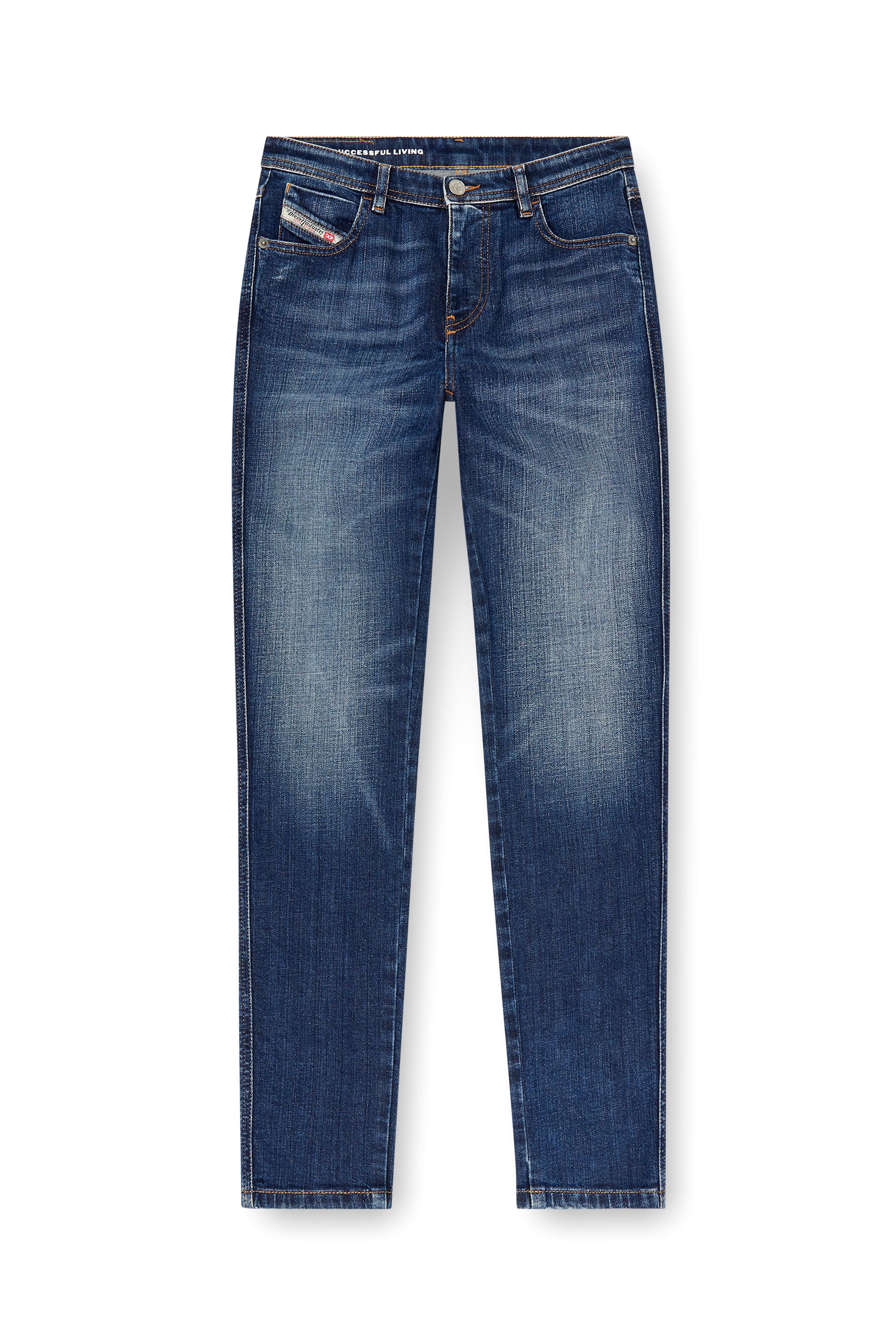 Diesel - Skinny Jeans 2015 Babhila 09L03 Donna, Blu medio - Image 3