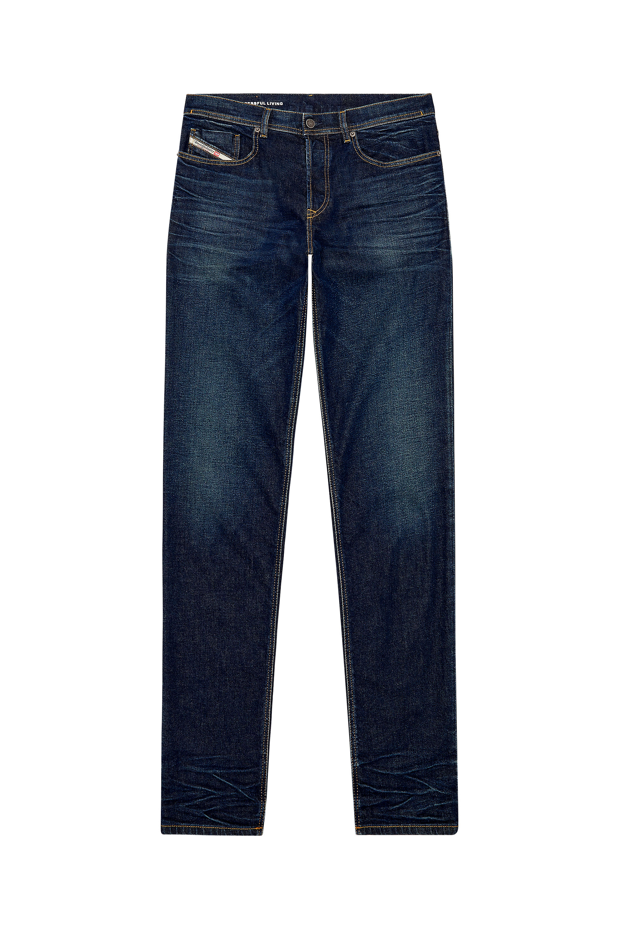 Diesel - Tapered Jeans 2023 D-Finitive 09H38, Blu Scuro - Image 5