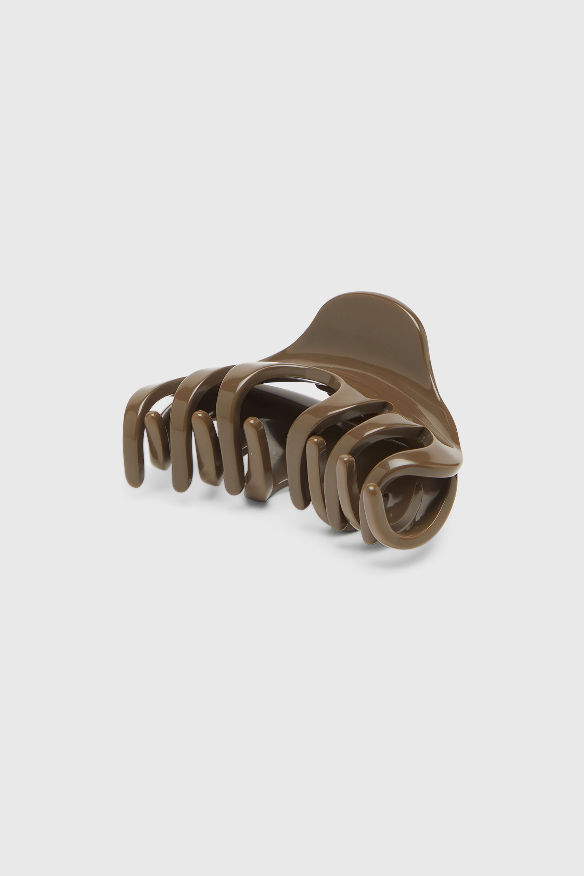 Diesel - TALON CLIP, Hair clip in resina con logo Oval D Donna in Marrone - 2