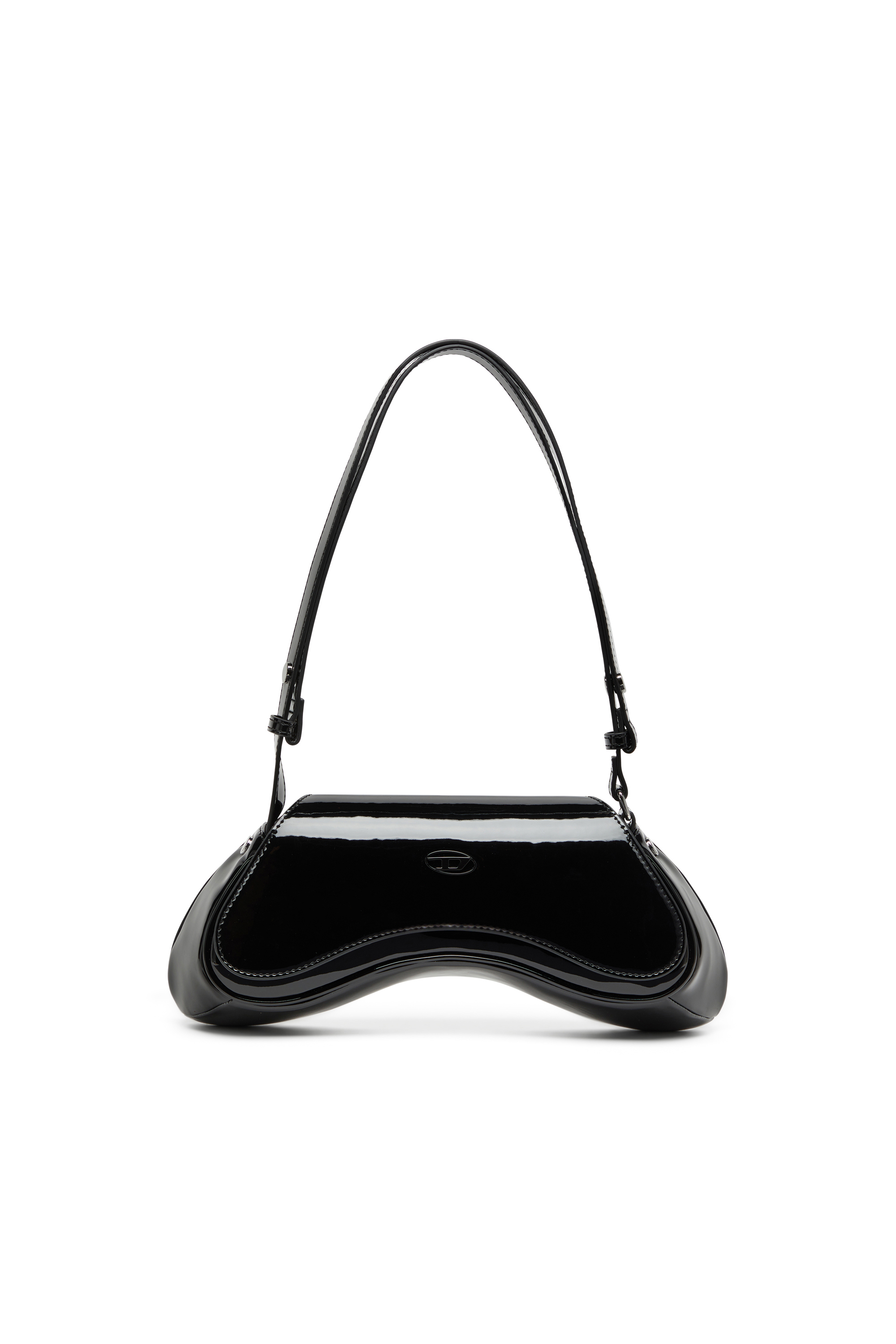 Diesel - PLAY CROSSBODY, Play-Crossbody in PU lucido Donna in Nero - 1