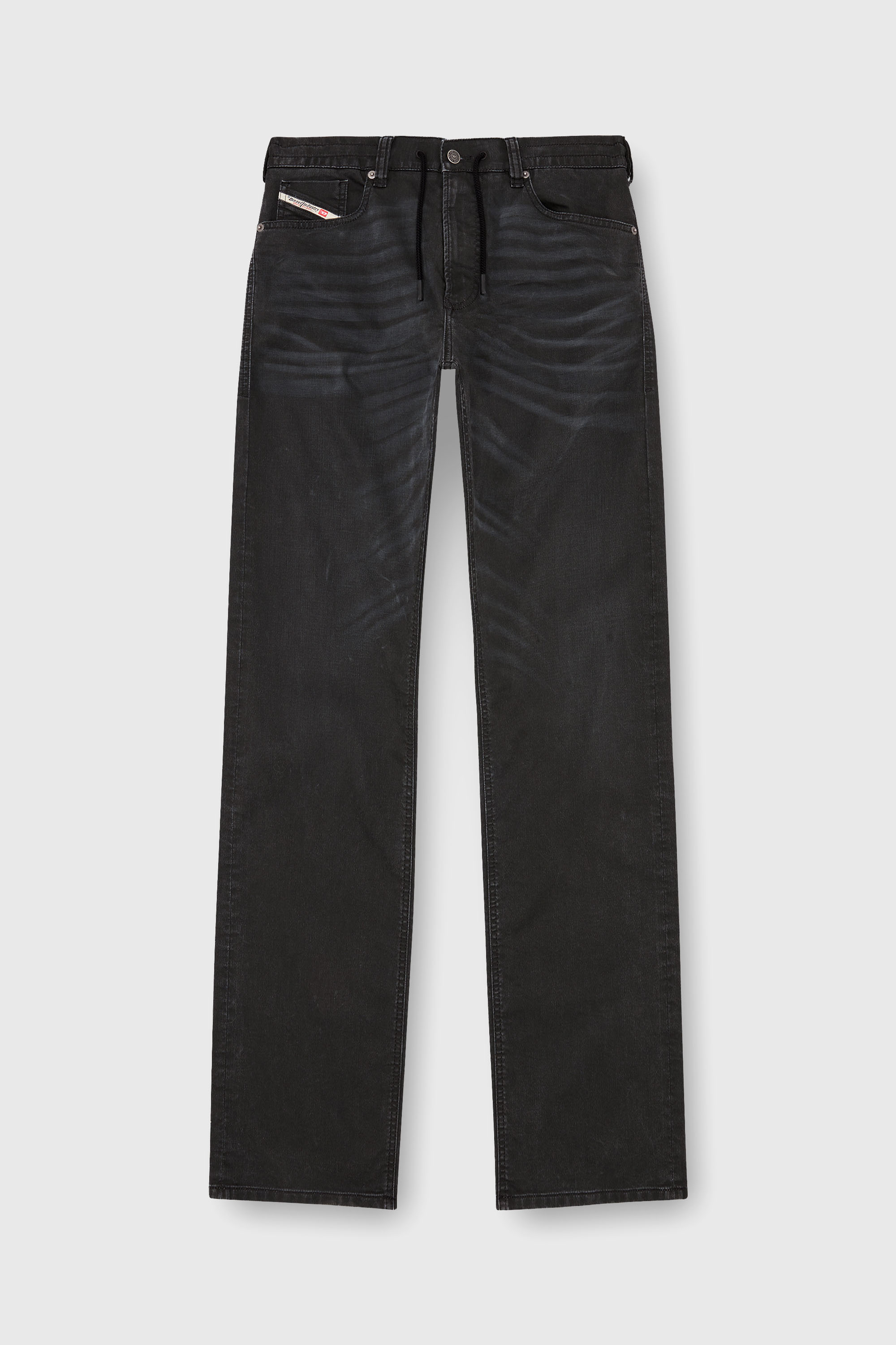 Diesel - Relaxed 2080 D-Reel Joggjeans&reg; 09J75 Uomo, Nero/Grigio scuro - Image 2
