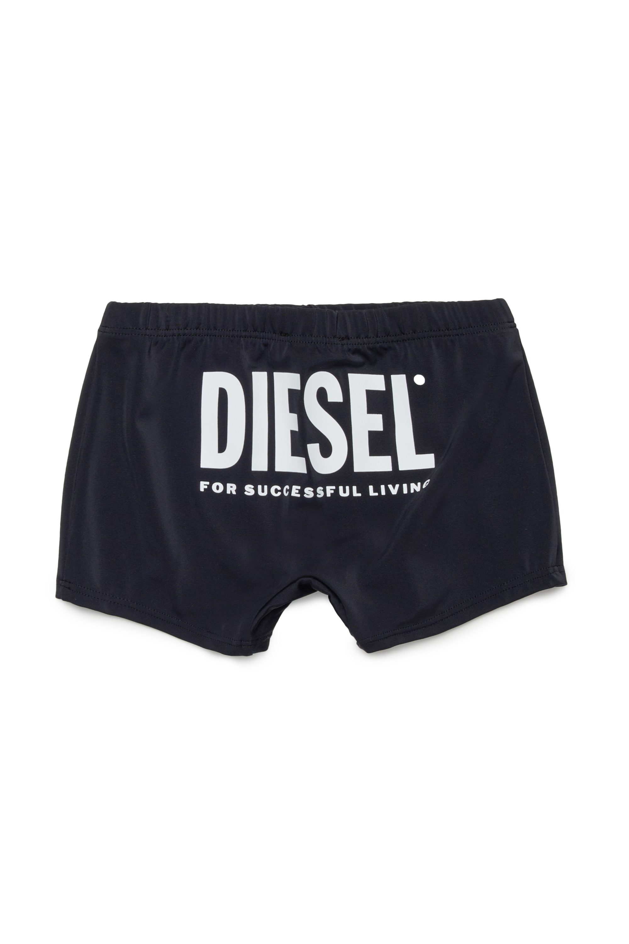 Diesel - MISFEL, Shorts da nuoto con stampa del logo sul retro Uomo in Nero - 2