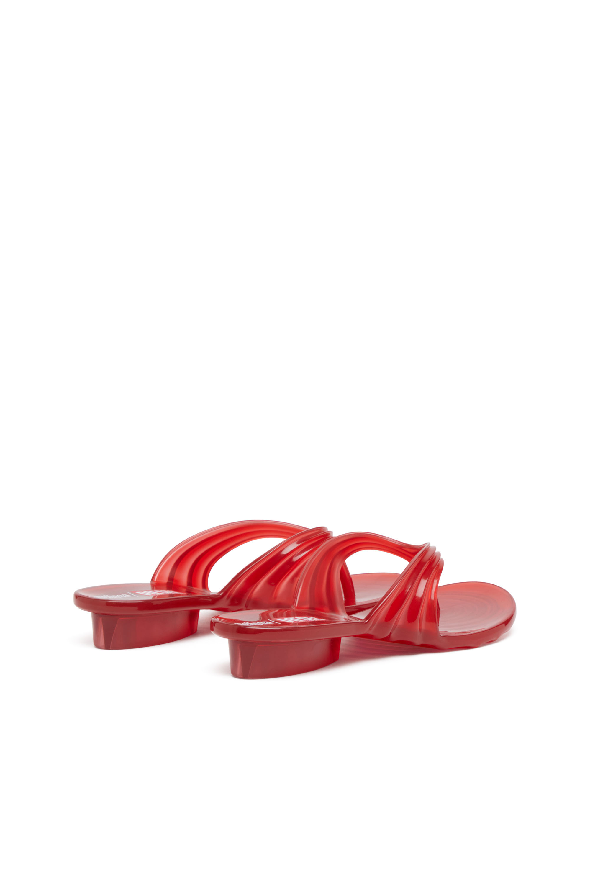 Diesel - MELISSA QUANTUM THONG, Infradito in Melflex&reg; Donna in Rosso - 4