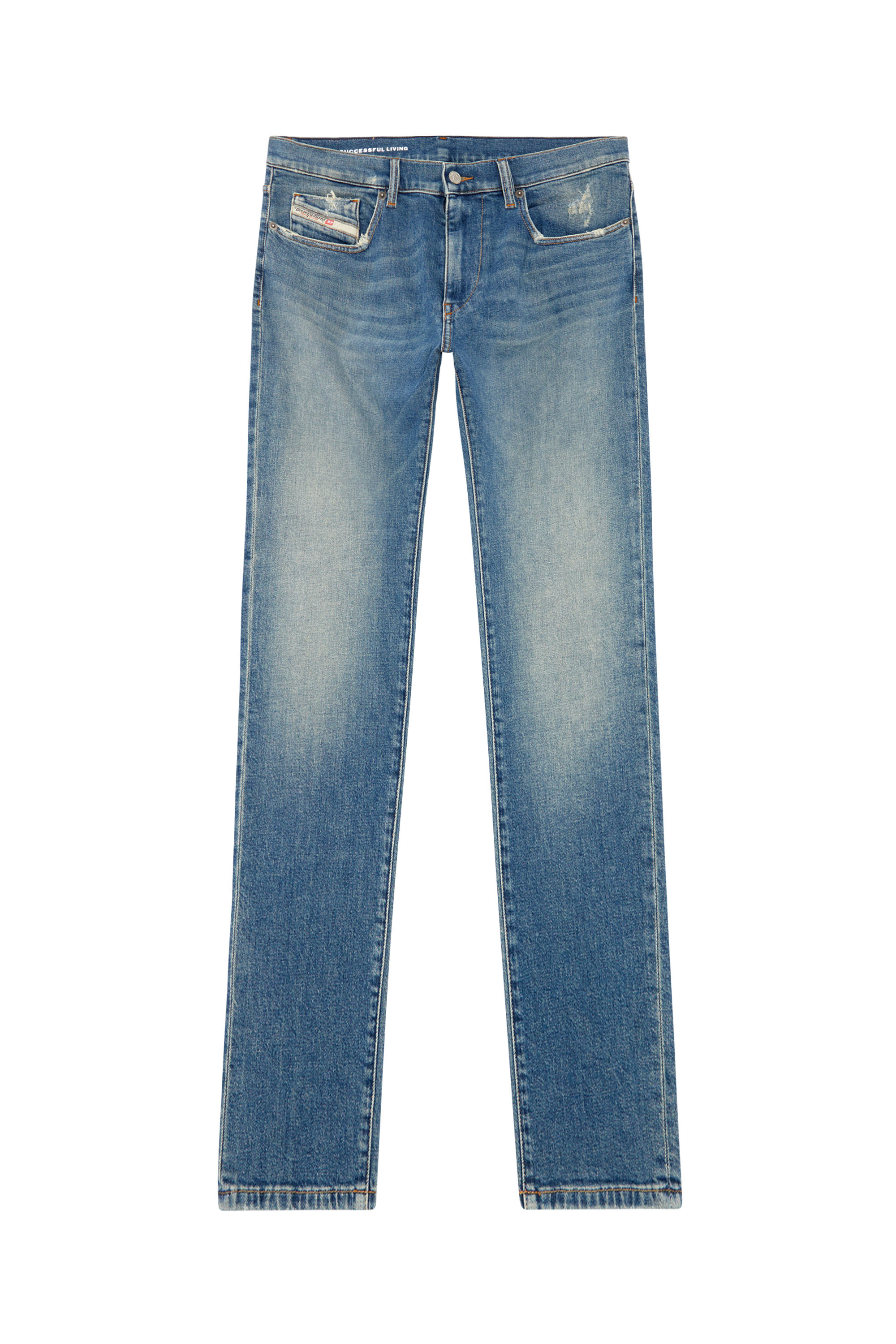 Diesel - Slim Jeans 2019 D-Strukt 0GRDG, Blu Chiaro - Image 5