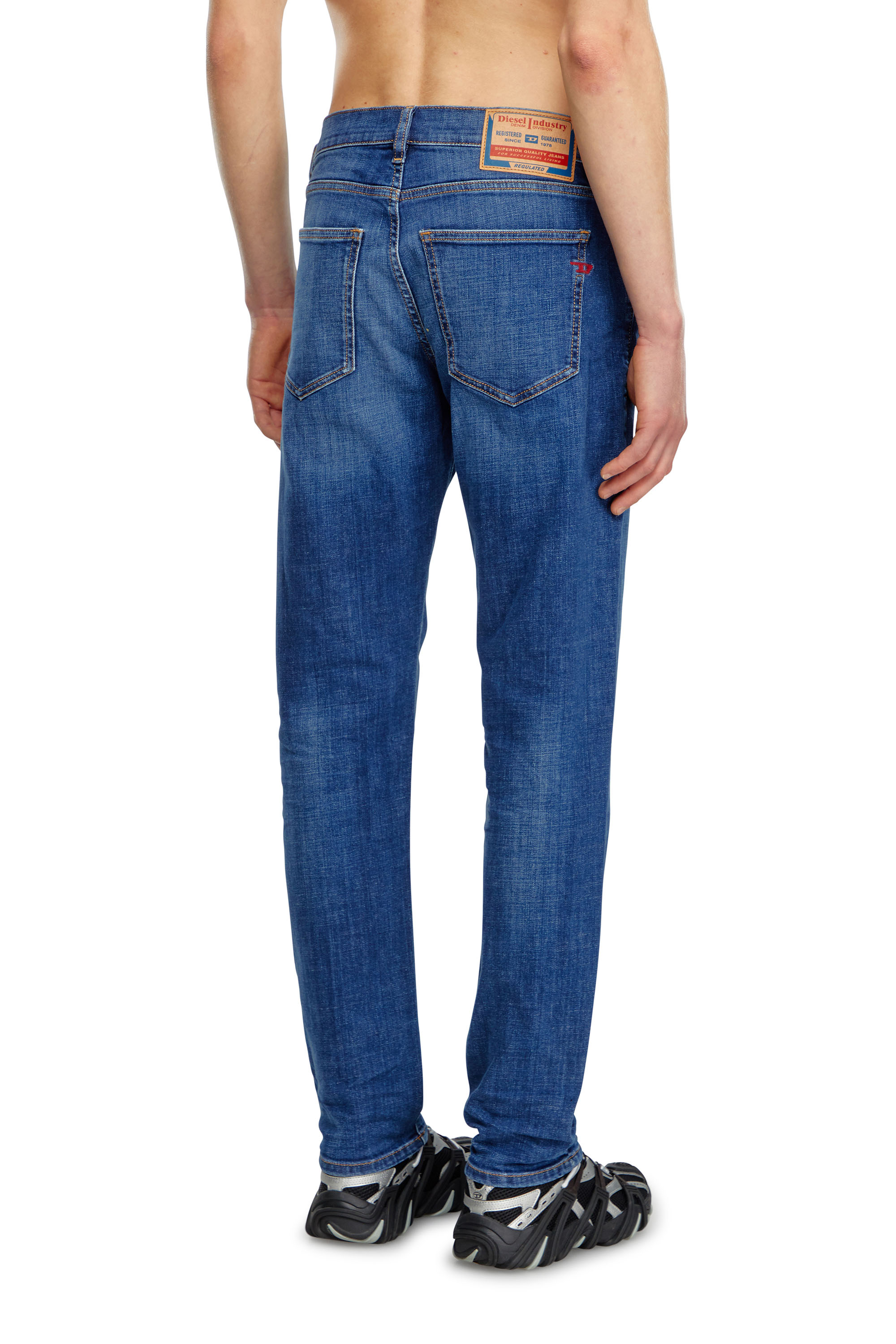 Diesel - Slim Jeans 2019 D-Strukt 09K04, Blu medio - Image 3