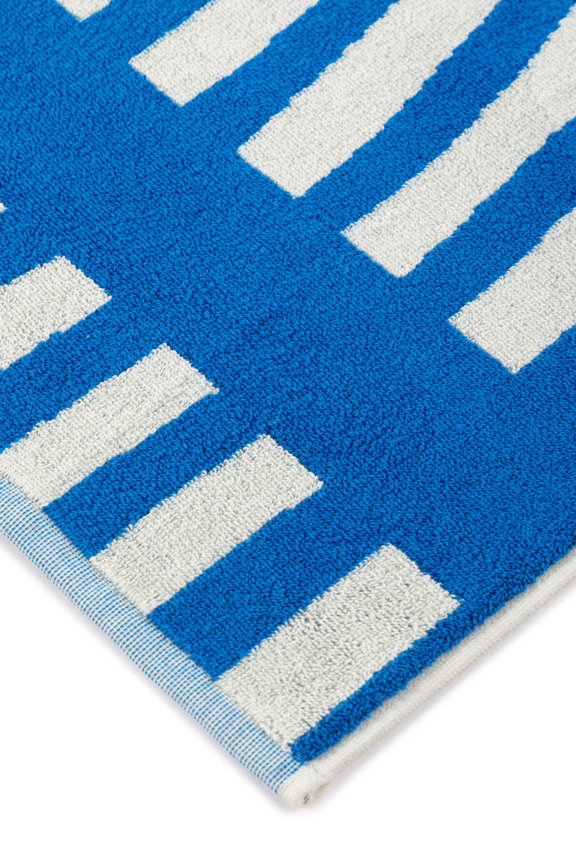 Diesel - 1018164 STRIPES GREY/BLUE TOWEL, Telo in spugna 100x180 cm Unisex in Blu - 2