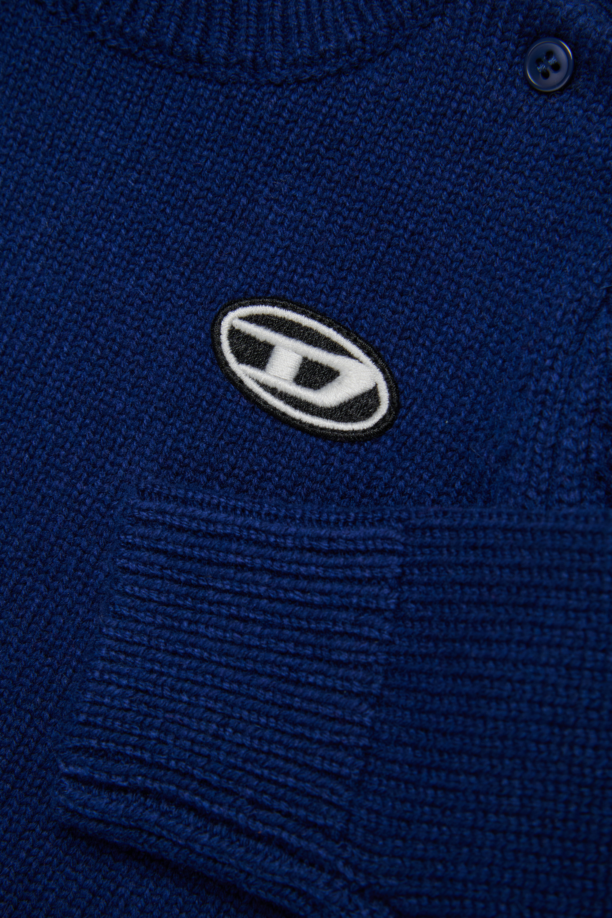 Diesel - KOLLYB, Maglia in misto lana Unisex in Blu - 4