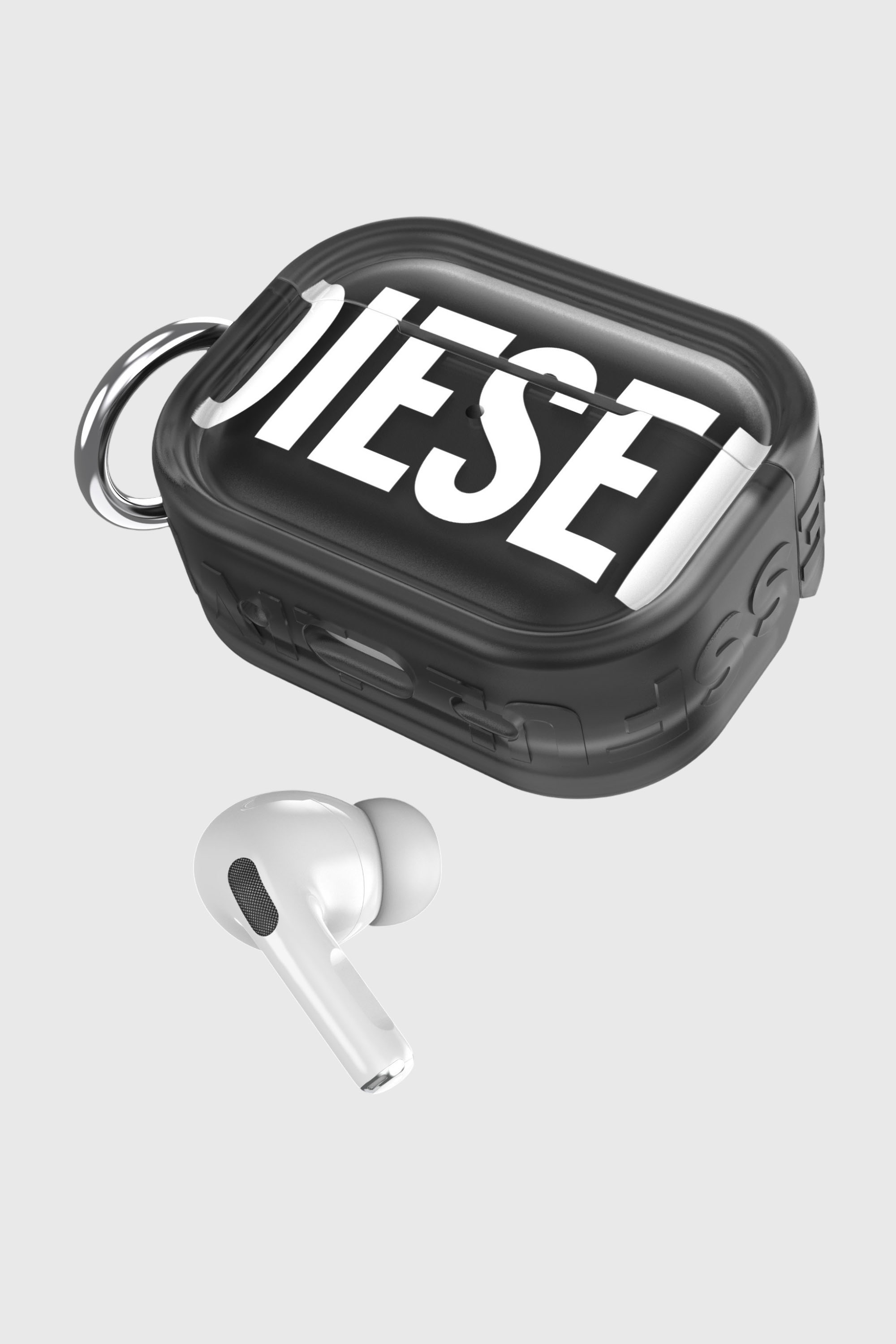 Diesel - 60451  AIRPODS CASE AIRPODS CASE, Custodia Biscotto Bumper per Airpods Pro / Pro 2 Unisex in Nero - 4