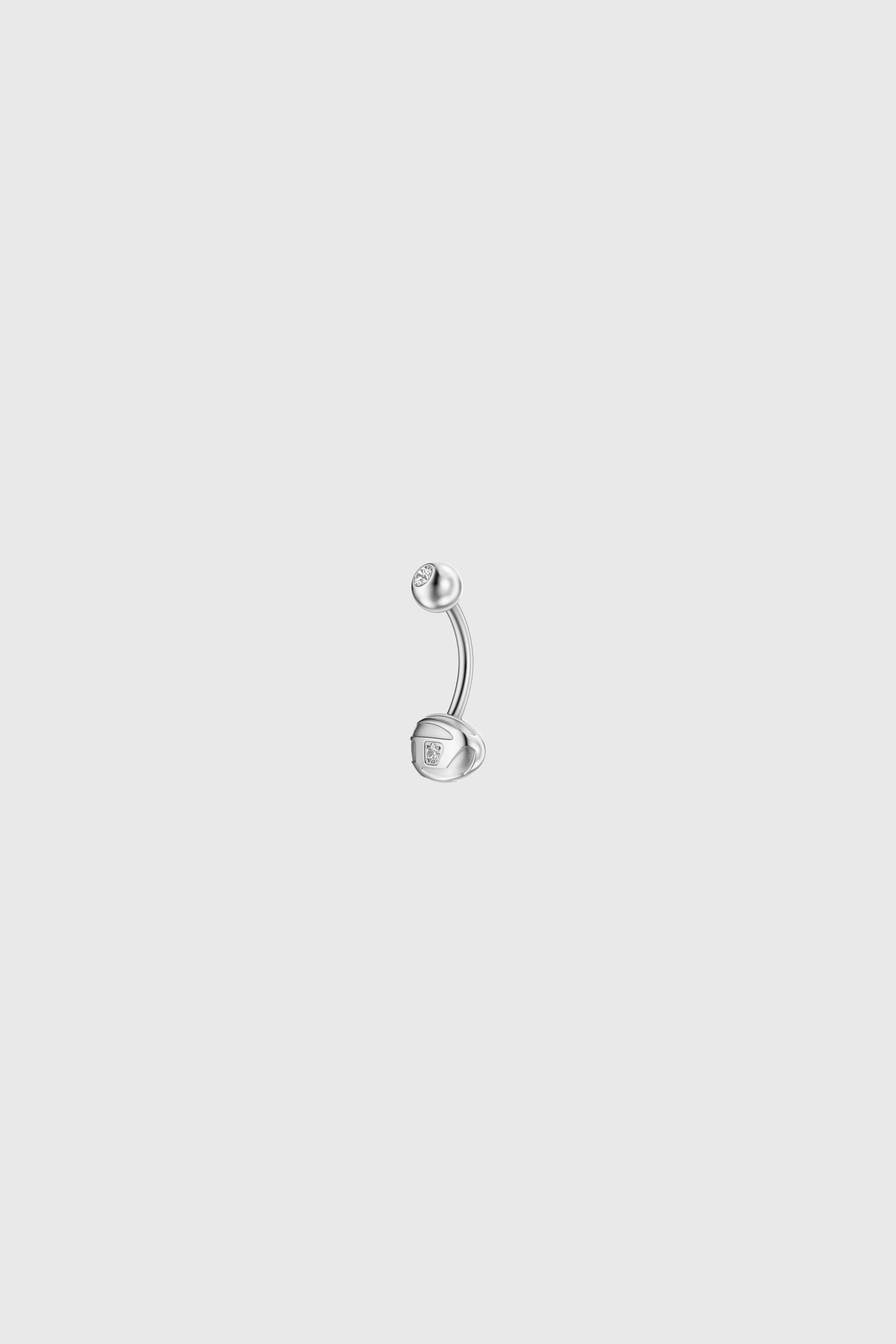 Diesel - DX1698040 JEWELLERY, Gioiello per ombelico in acciaio inox Unisex in Argento - 1