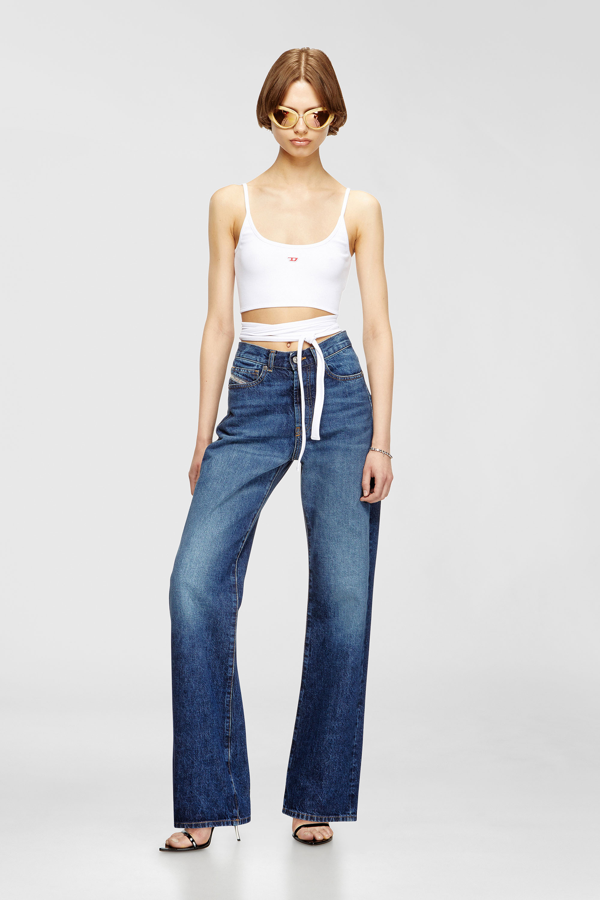 Diesel - Regular Jeans 1971 D-Sent 09I27 Donna, Blu - Image 1