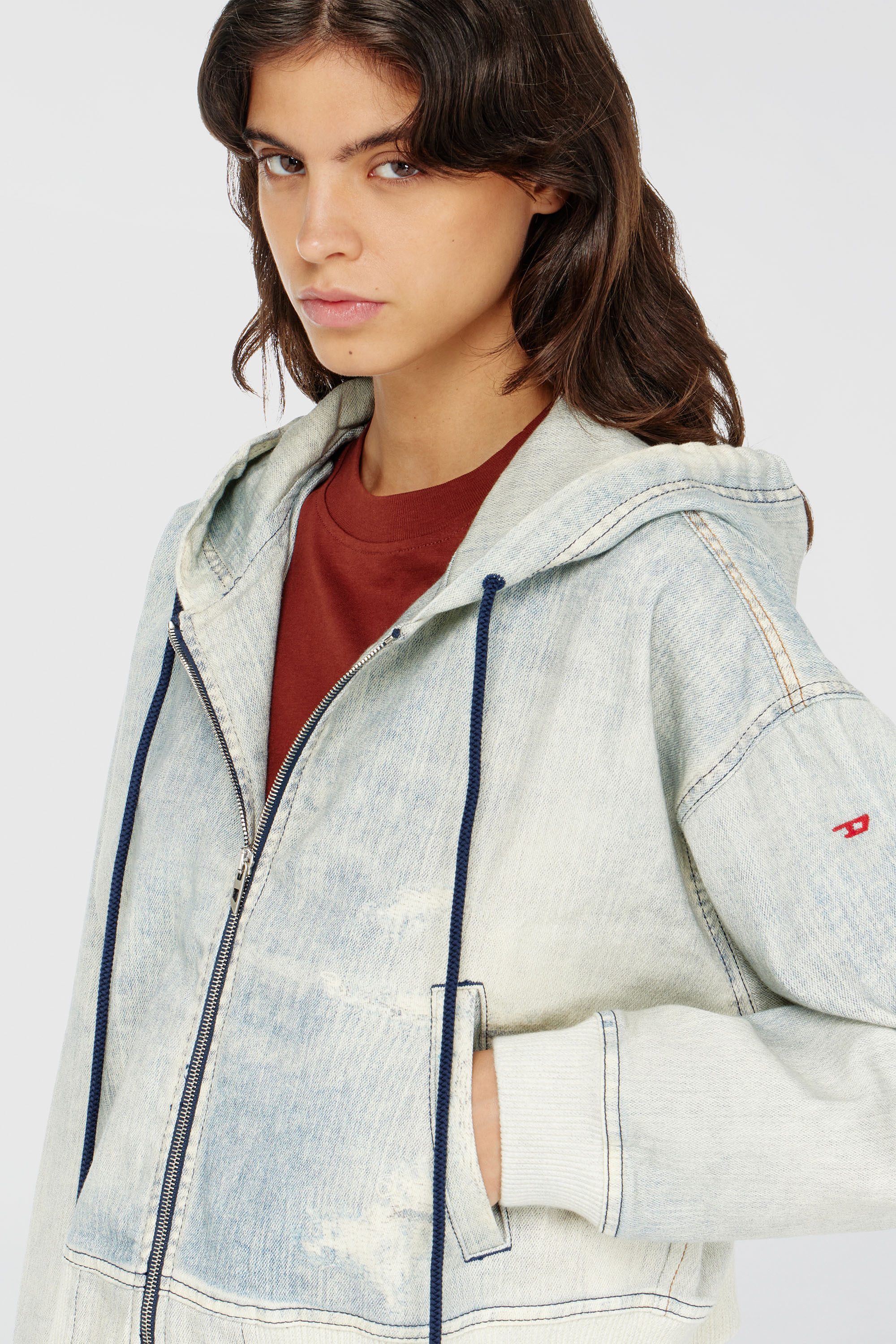 DE-GIRI-CROP JOGG, Blu Chiaro